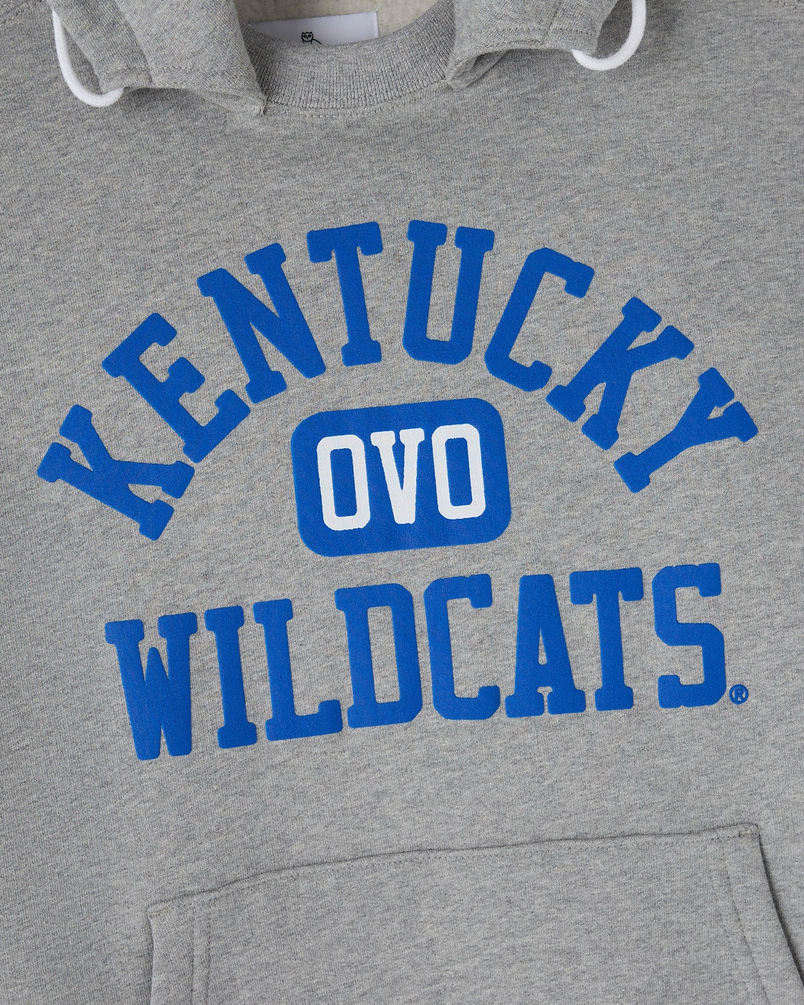 1958 Kentucky Wildcats Afterhood Hoodie - Heather Grey - Image 3