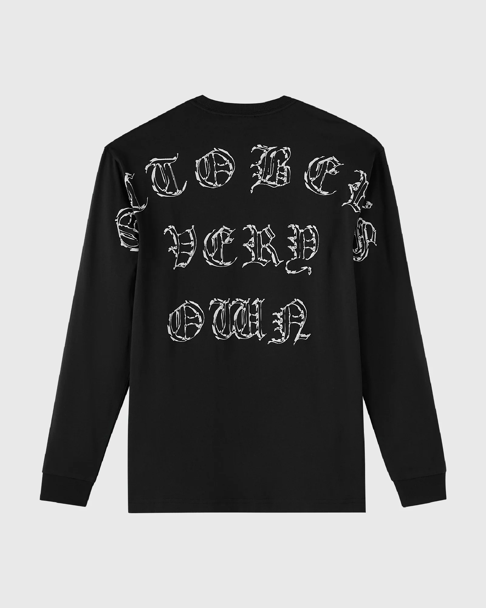 6 God Long-Sleeve Tee - Black - Image 2