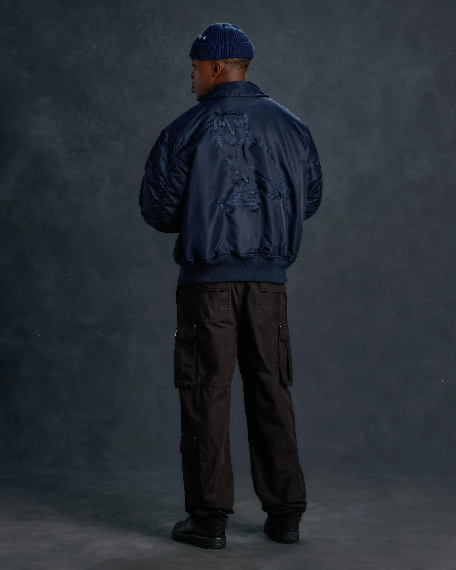 Alpha Industries CW 45/P Bomber Jacket - Replica Blue - Image 3