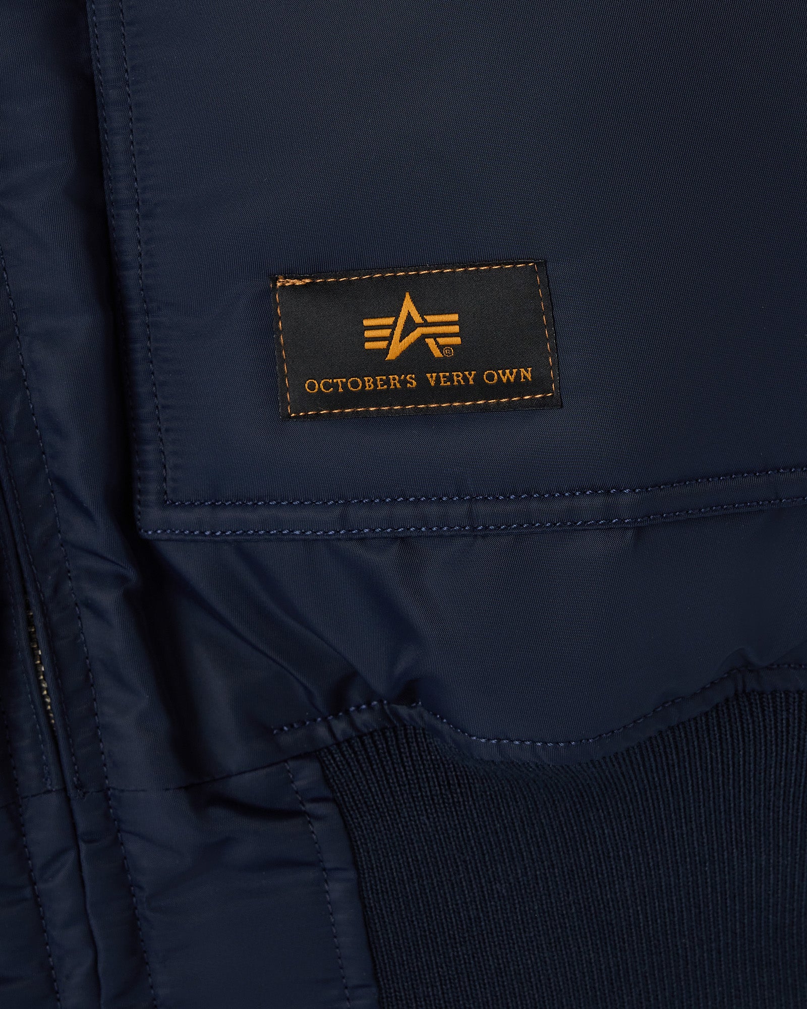 Alpha Industries CW 45/P Bomber Jacket - Replica Blue - Image 9