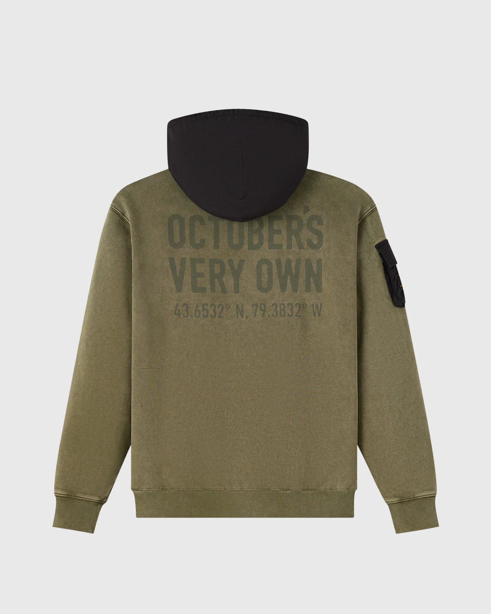 Alpha Industries Garment Dyed Hoodie - Olive Green - Image 5