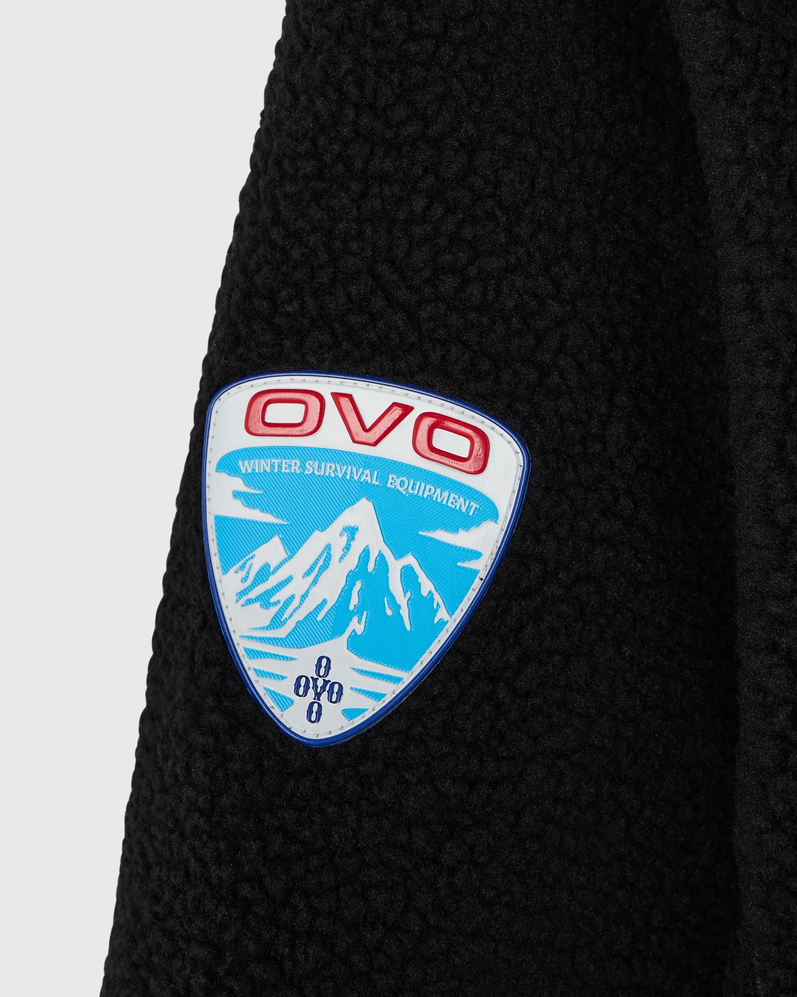 Balaclava Sherpa Hoodie - Black - Image 4