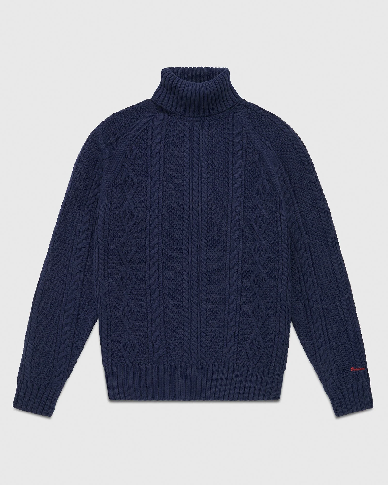 Cable Knit Turtleneck Sweater - Image 3