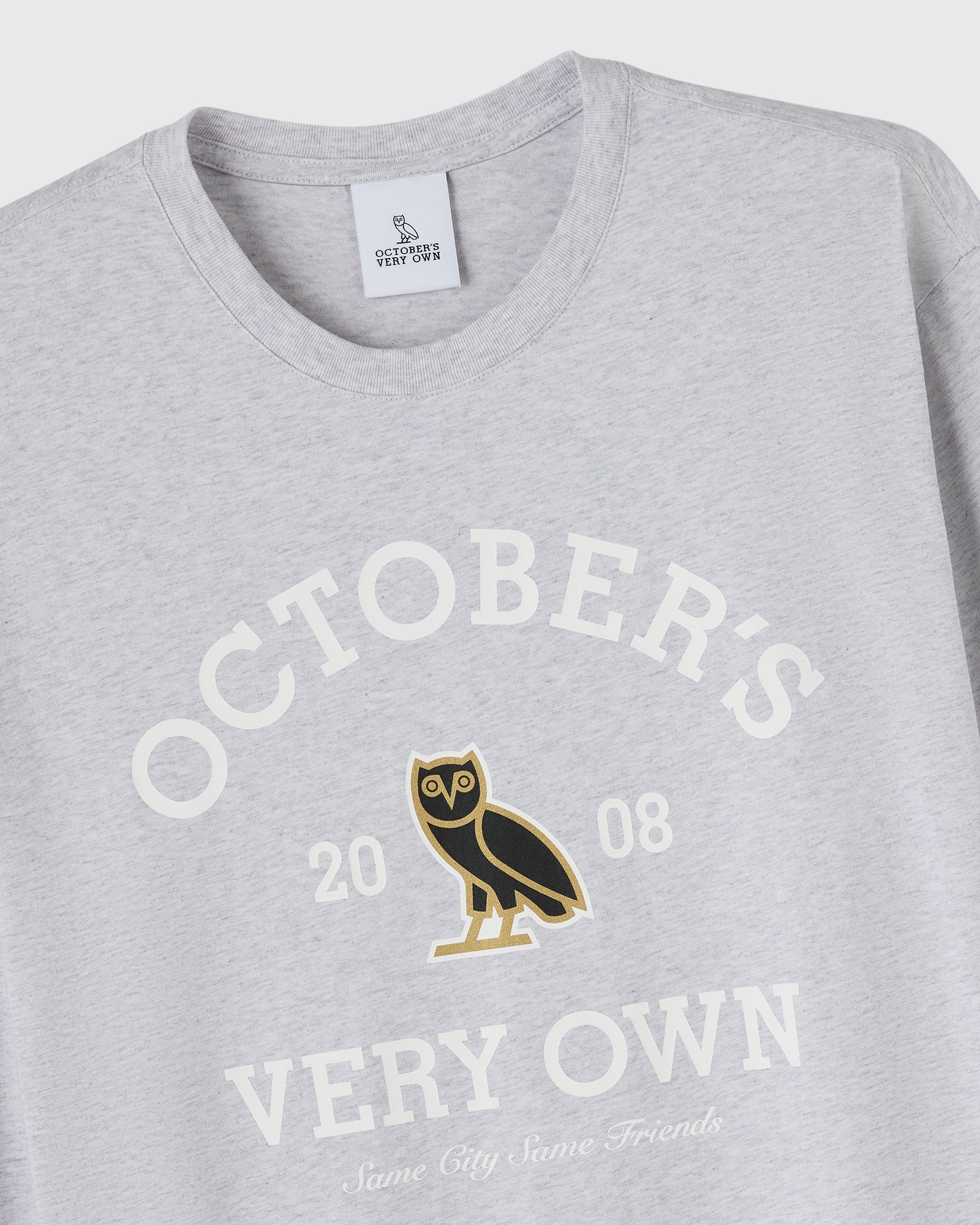 Collegiate Long-Sleeve Tee - Ash Heather Grey - Image 2