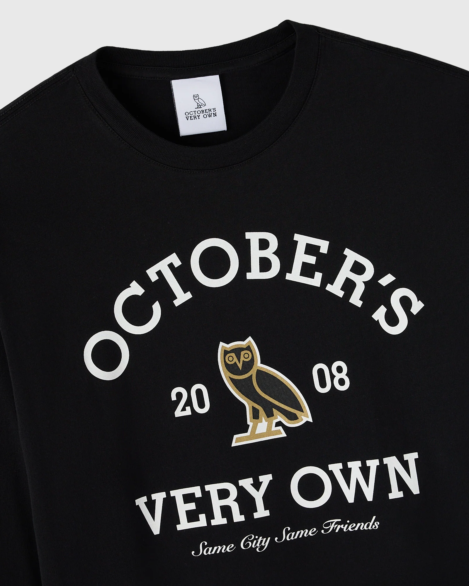 Collegiate Long-Sleeve Tee - Black - Image 2