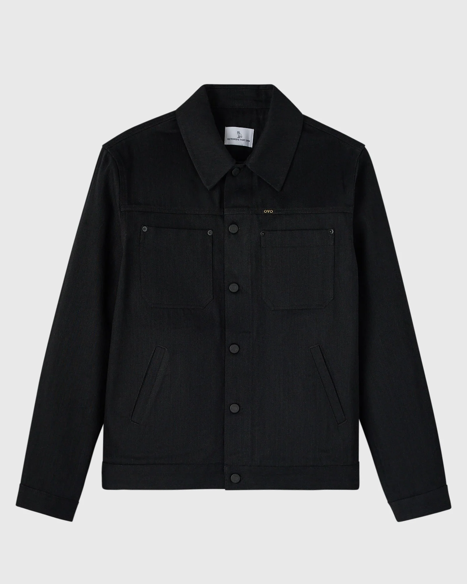 Construction Wordmark Denim Chore Jacket - Image 2