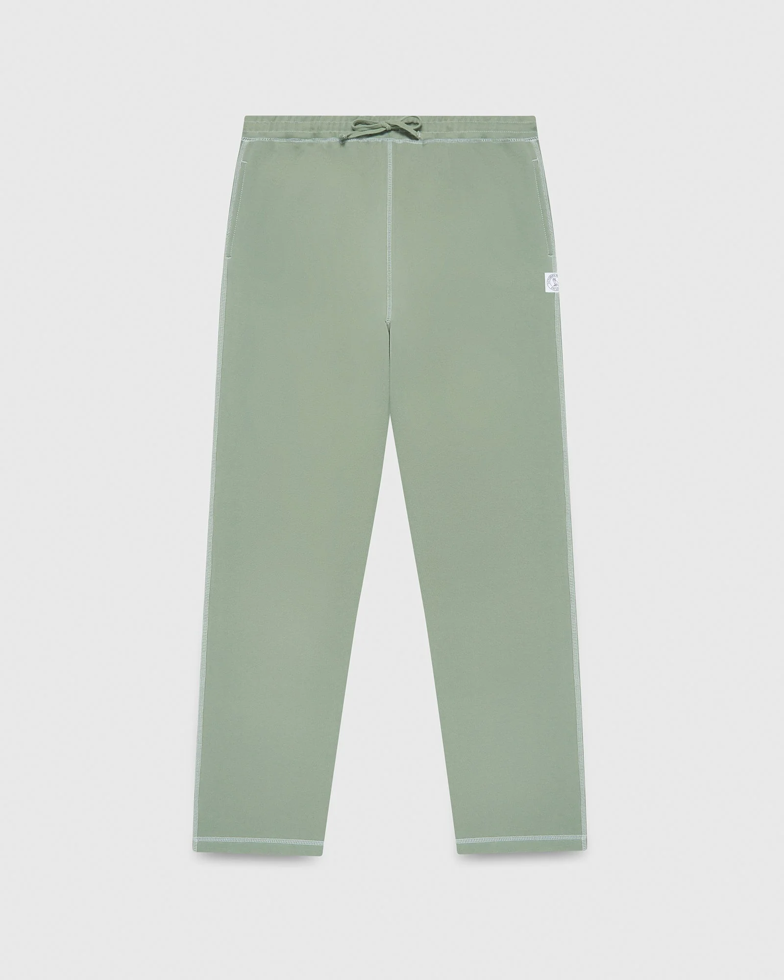 Contrast Stitch Open Hem Sweatpant - Image 4