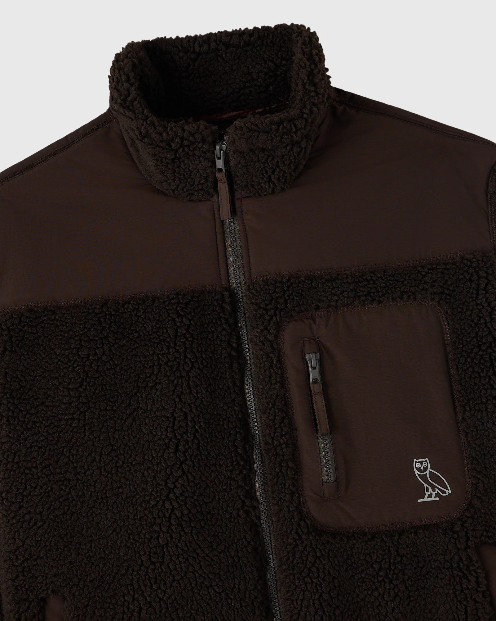 DEEP PILE SHERPA JACKET - BLACK COCO - Image 2