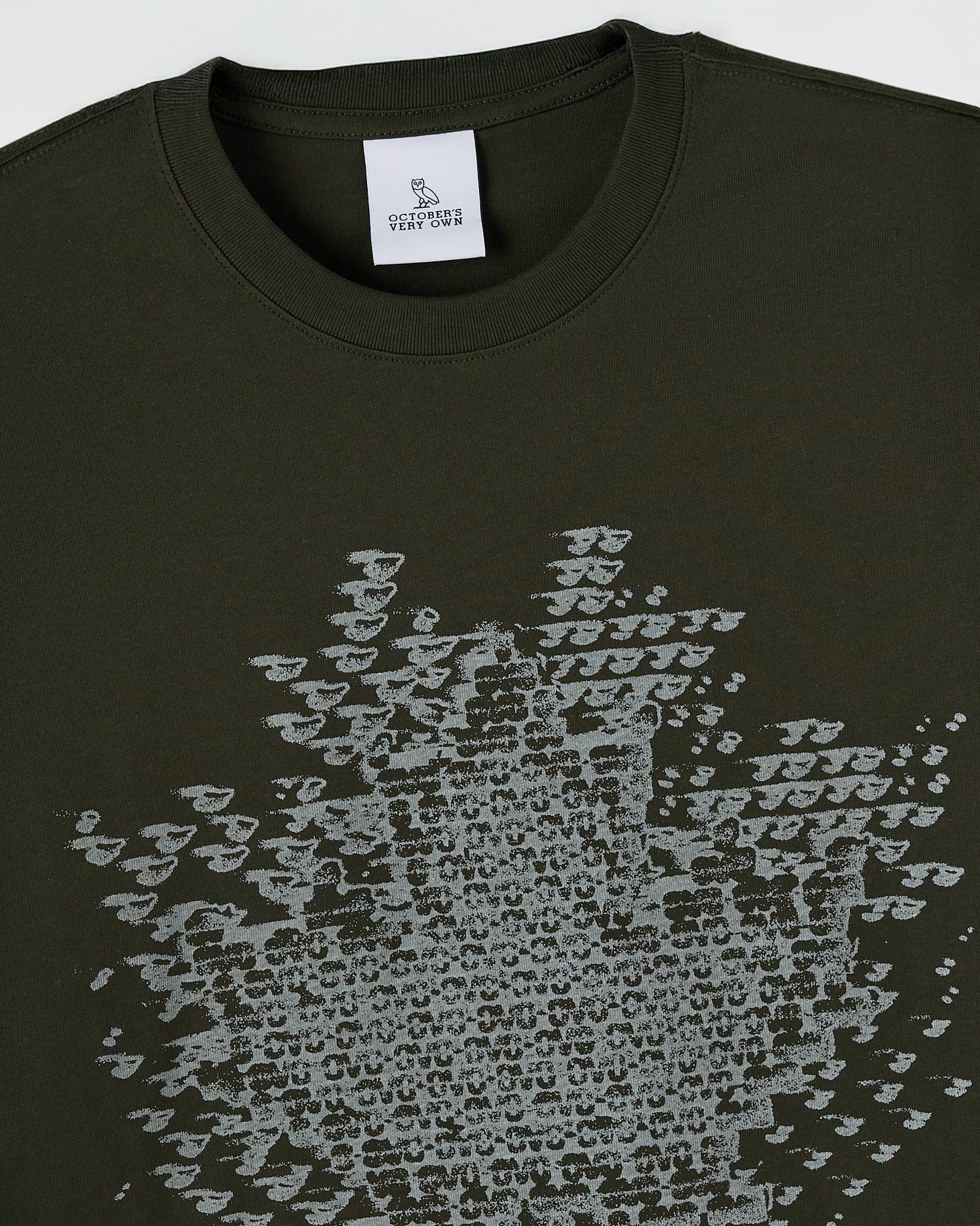 Digi Leaf Tee - Black Resin - Image 2