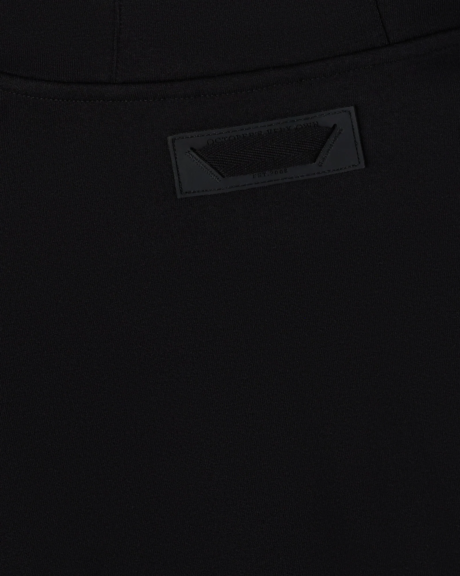 Double Knit Script Hoodie - Black - Image 4