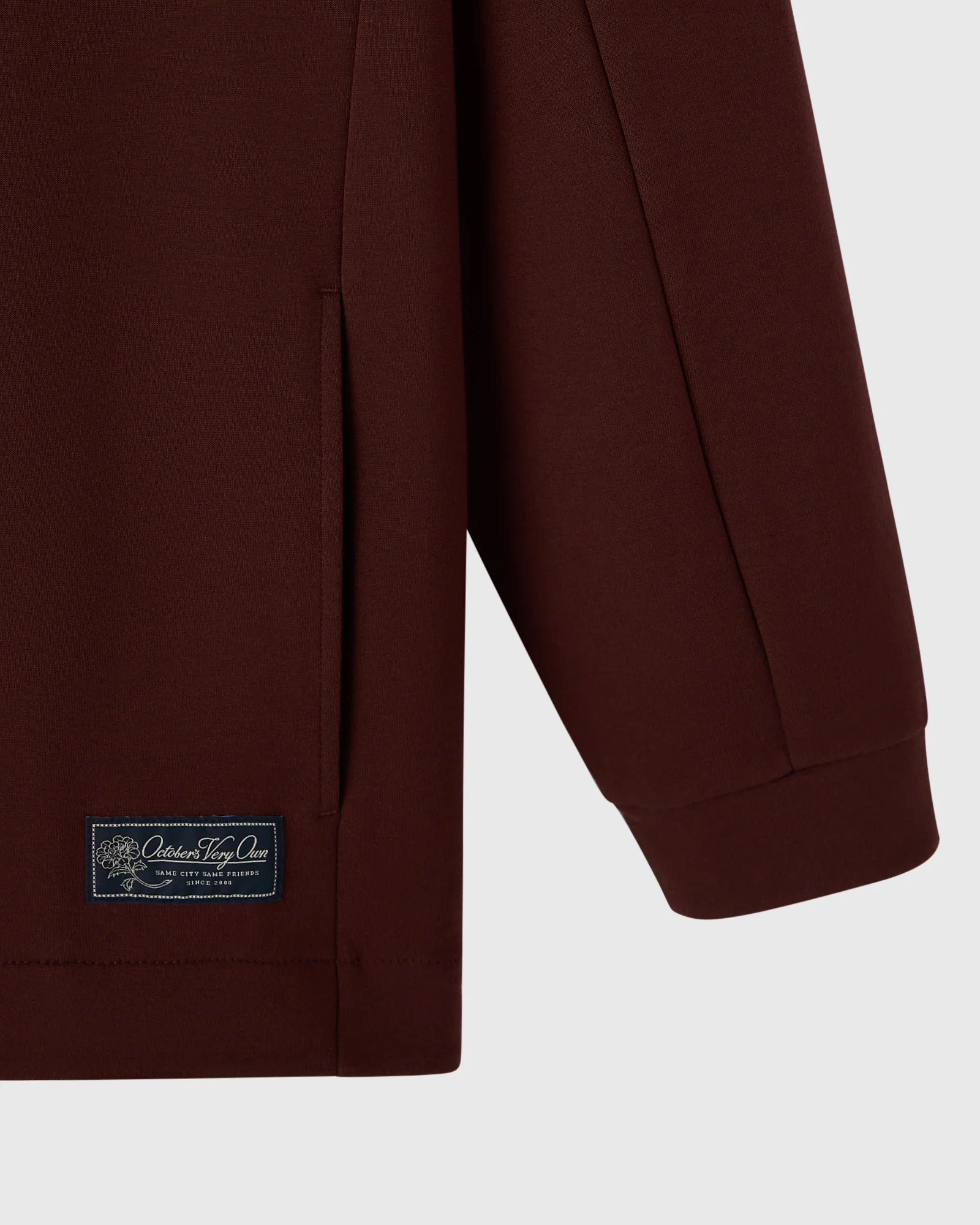 Double Knit Script Overshirt - Cocoa - Image 5
