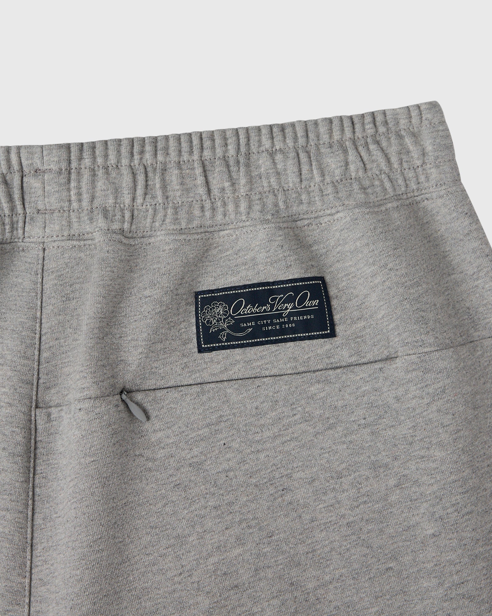 Double Knit Script Sweatpant - Heather Grey - Image 2