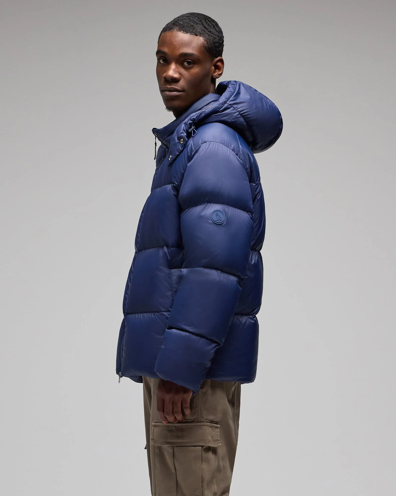Contrast Bounce Jacket - Navy - Image 4