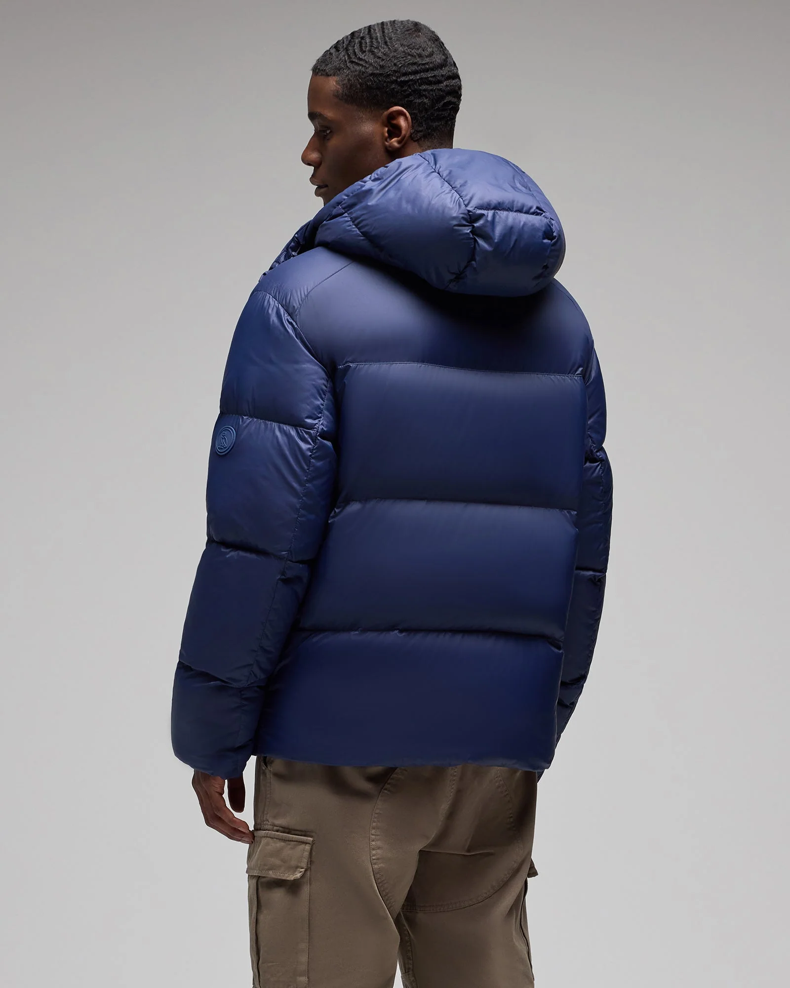 Contrast Bounce Jacket - Navy - Image 5