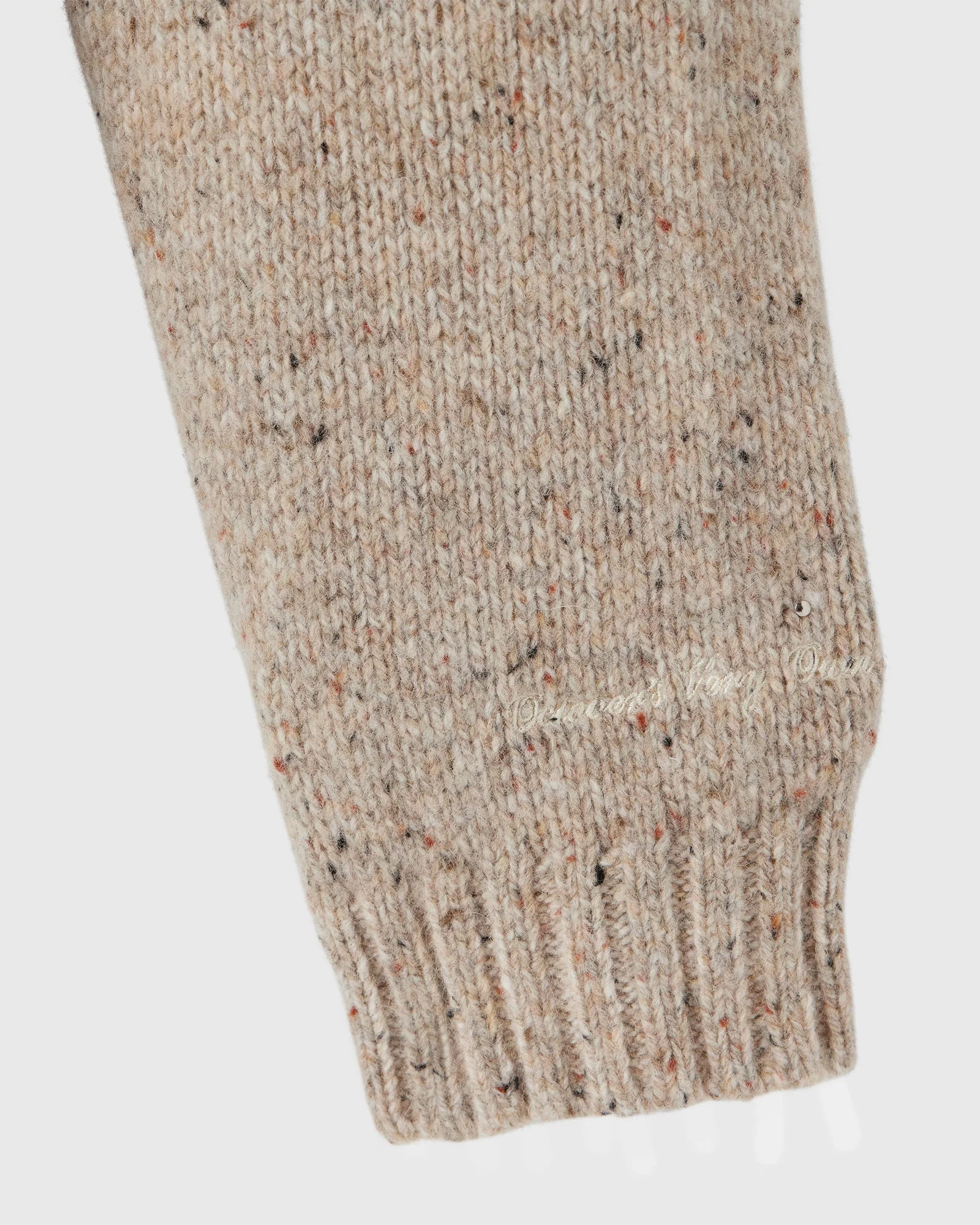 Speckle Crewneck Sweater - Sand - Image 5