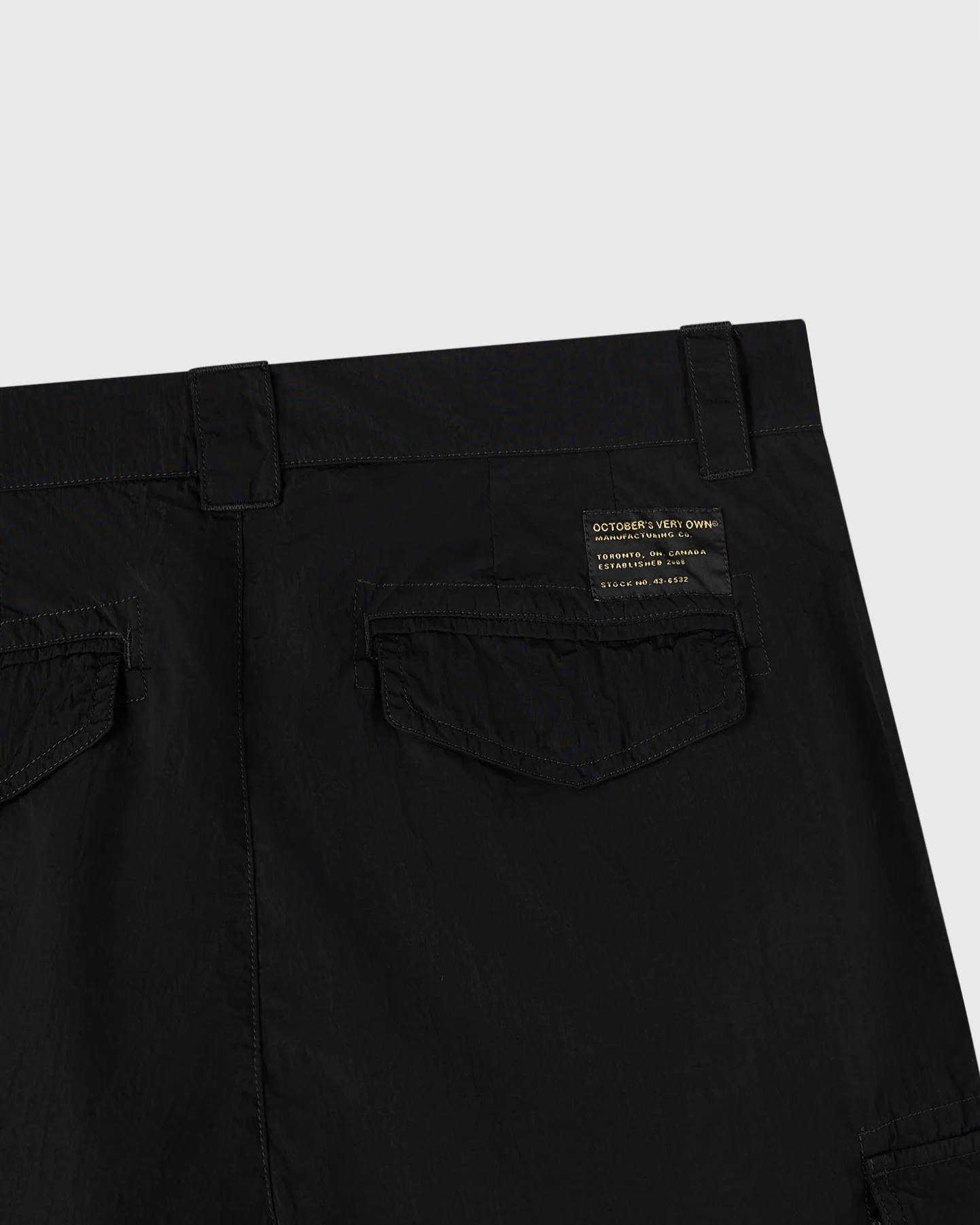 Garment Dyed Air Force Cargo Pant - Black - Image 4