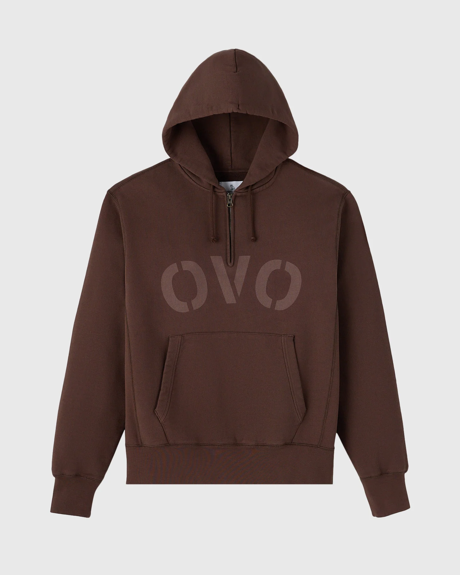 Garment Dyed Quarter-Zip Hoodie - Image 3
