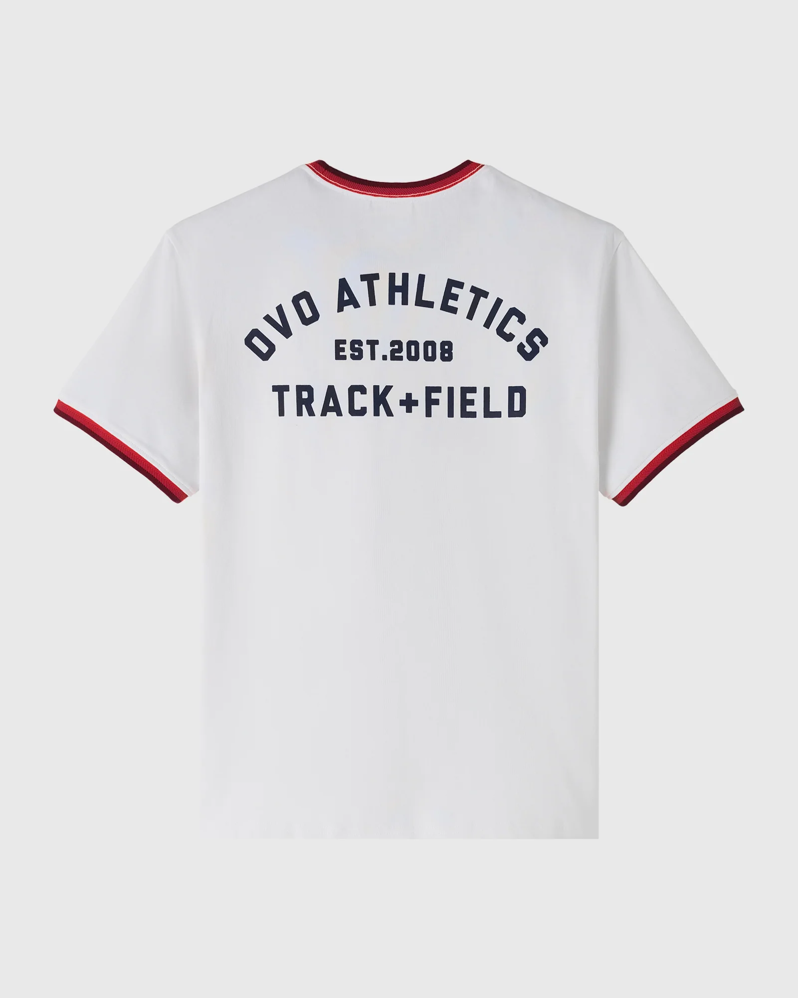 Herringbone Rib Tee - White - Image 4
