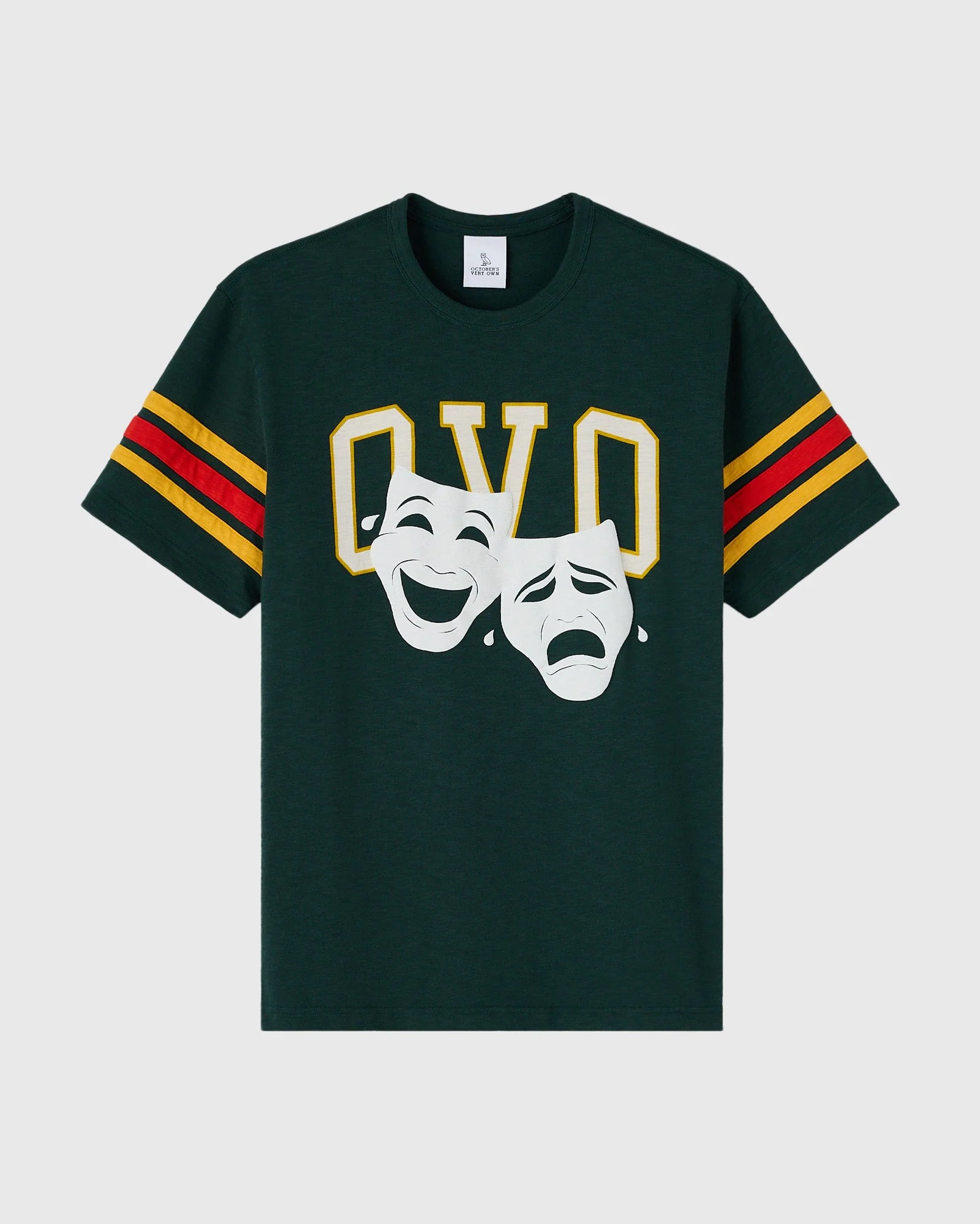 Last Ones Laughing Football Tee - Midnight Green