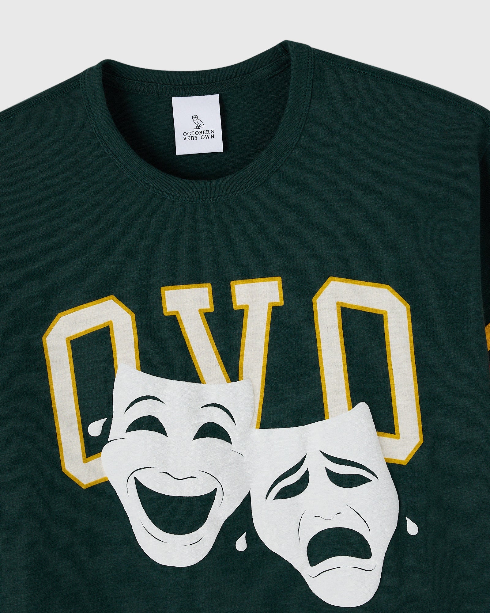 Last Ones Laughing Football Tee - Midnight Green - Image 5