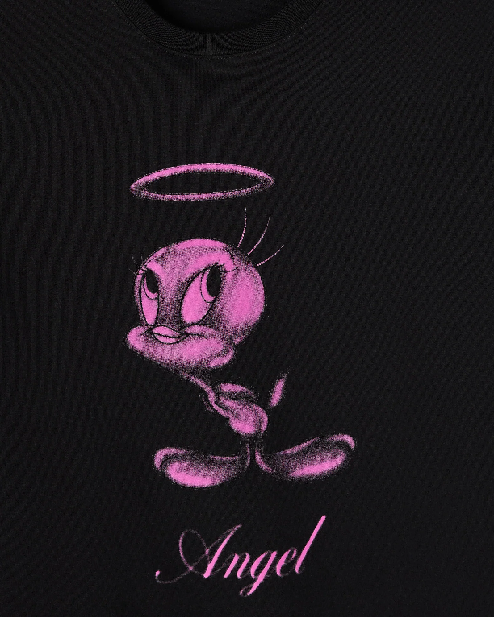 Looney Tunes Tweety Bird Airbrush Tee - Black - Image 3
