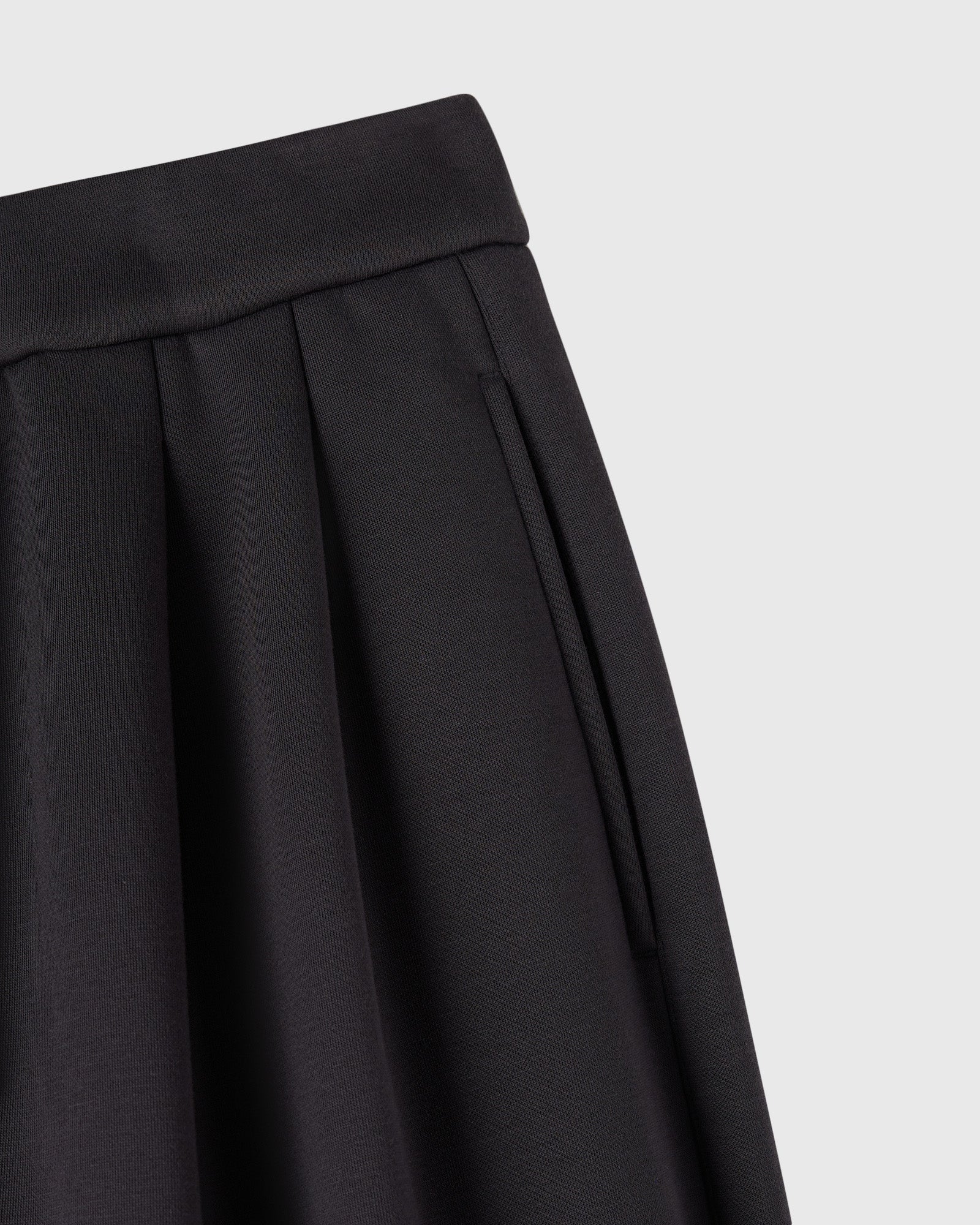Luxe Fleece Pull-On Trouser - Pinstripe - Image 4