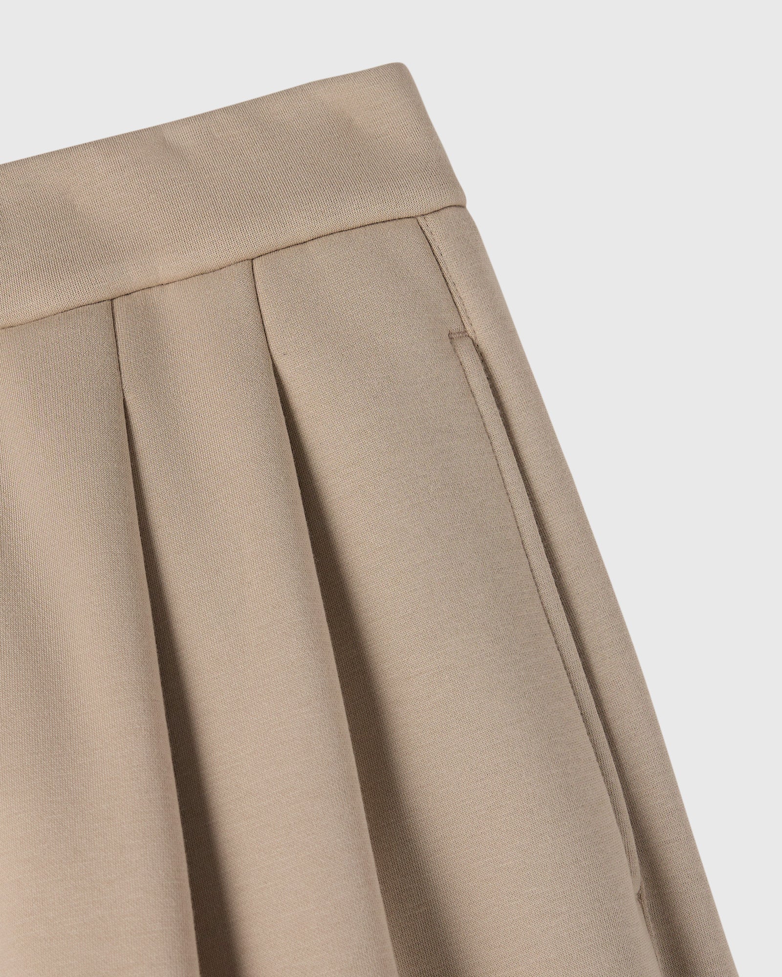 Luxe Fleece Pull-On Trouser - Sandstone - Image 4