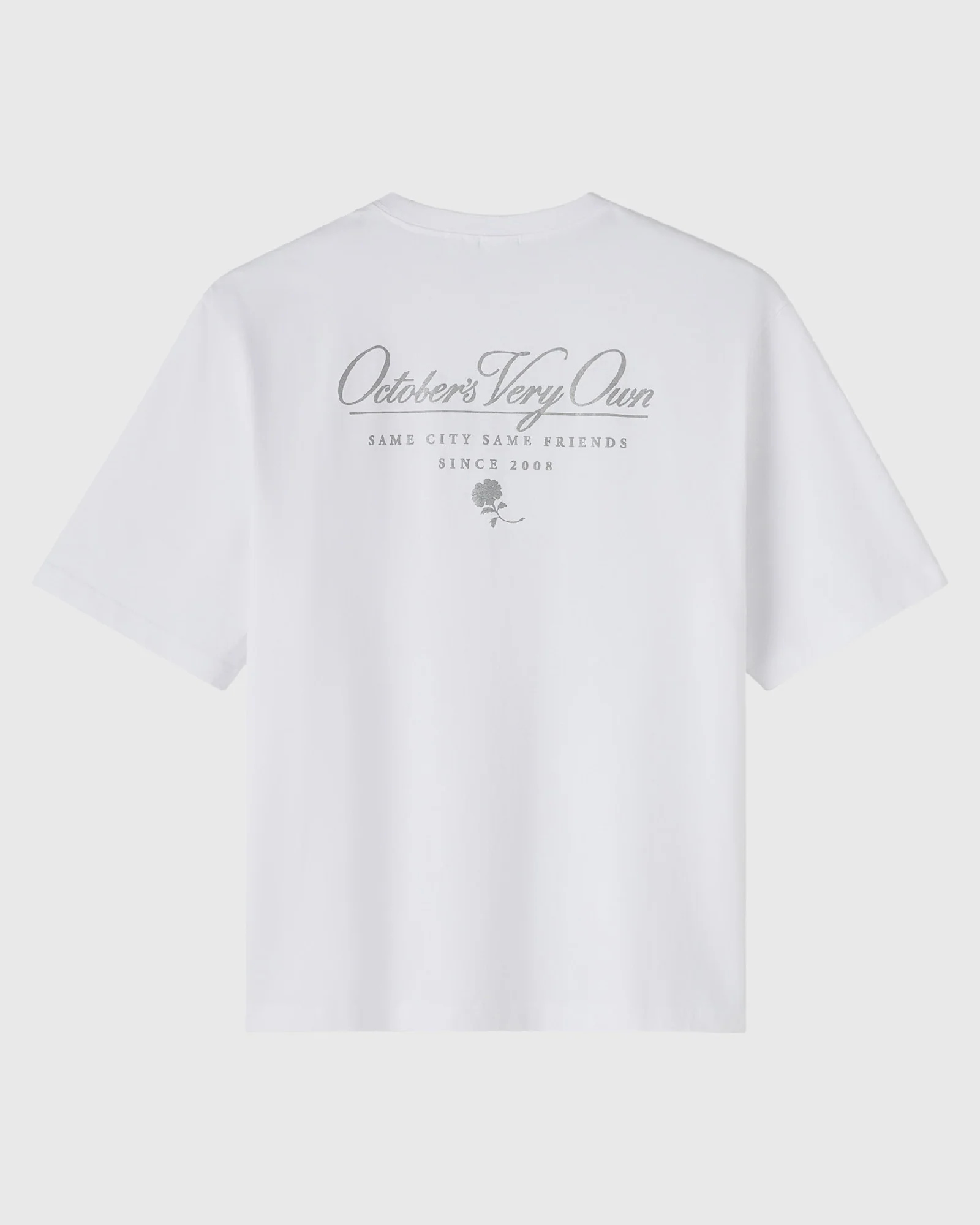 Luxe Jersey Script Tee - White - Image 2