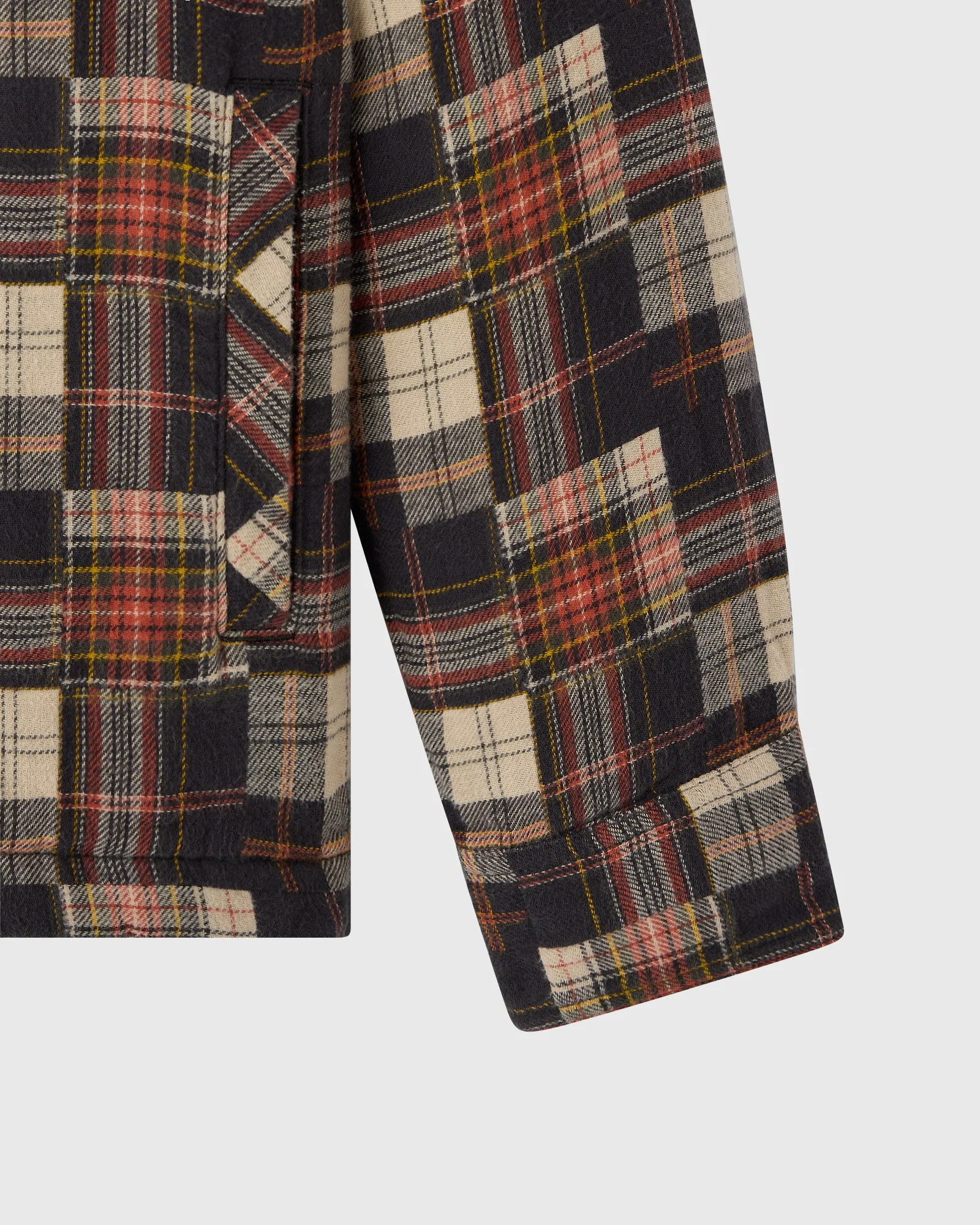 Madras Plaid Overshirt - Multi - Image 4