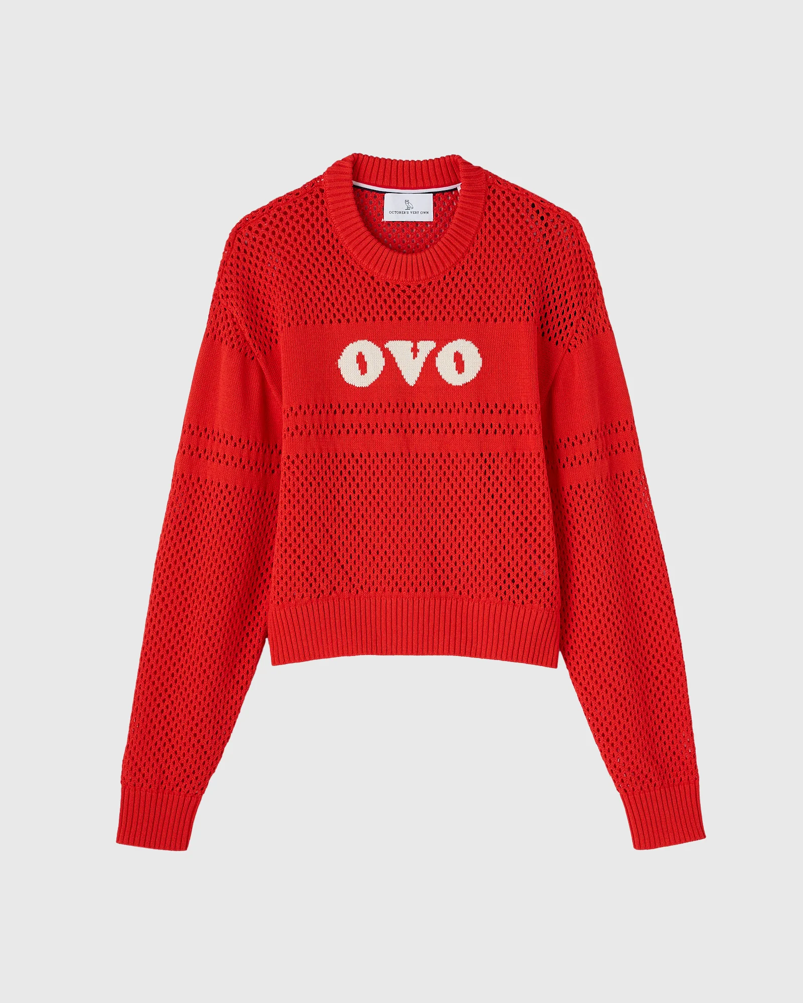 Mesh Knit Crewneck