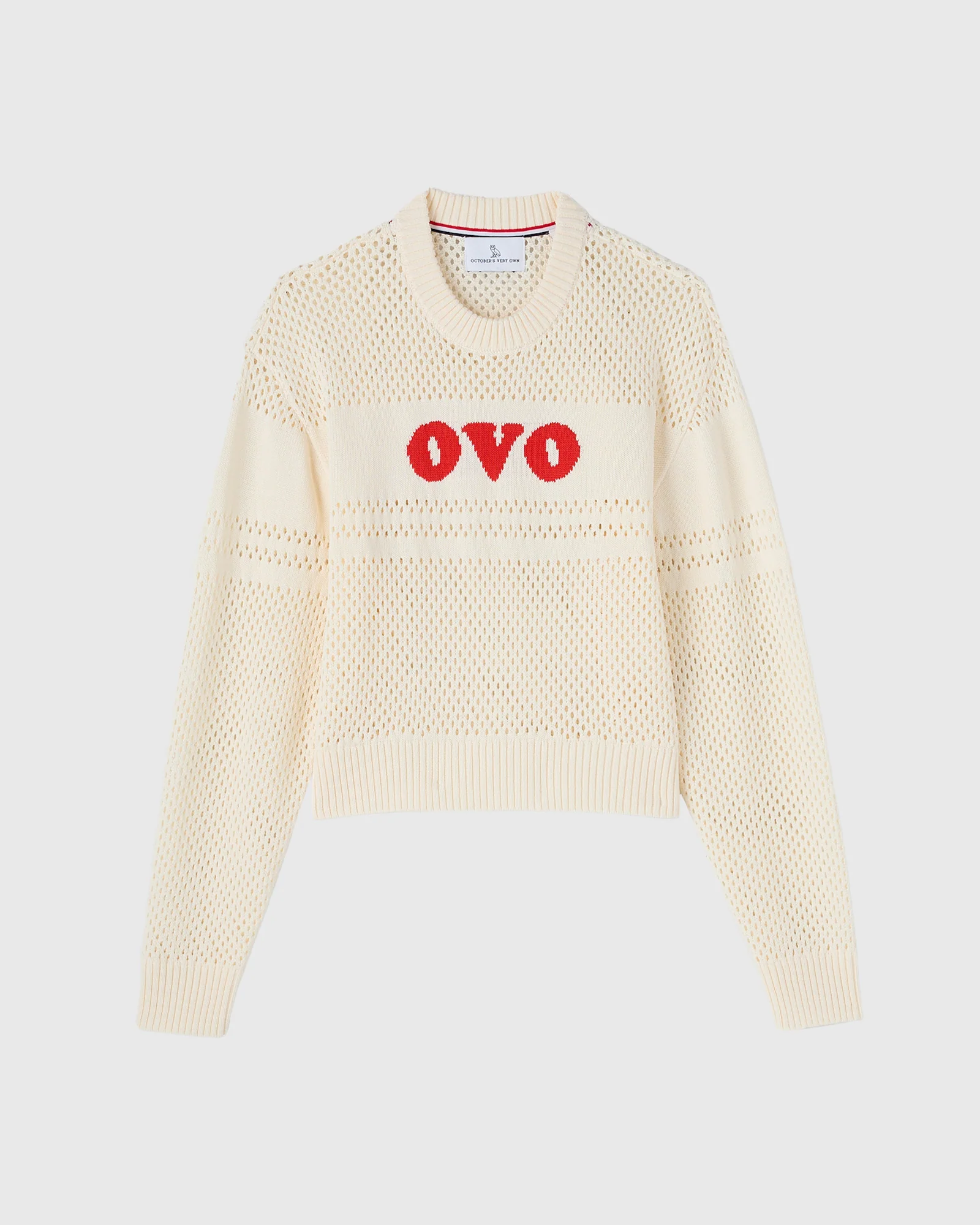 Mesh Knit Crewneck - Image 3