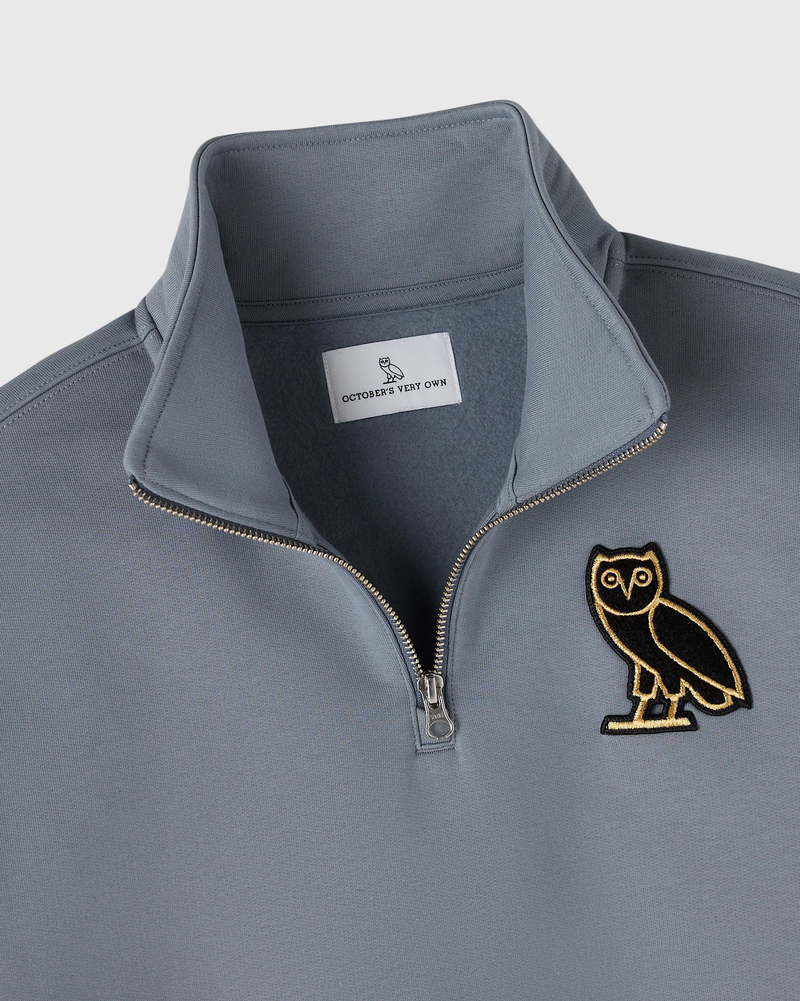 Signature Quarter-Zip Mockneck - Slate Blue - Image 4