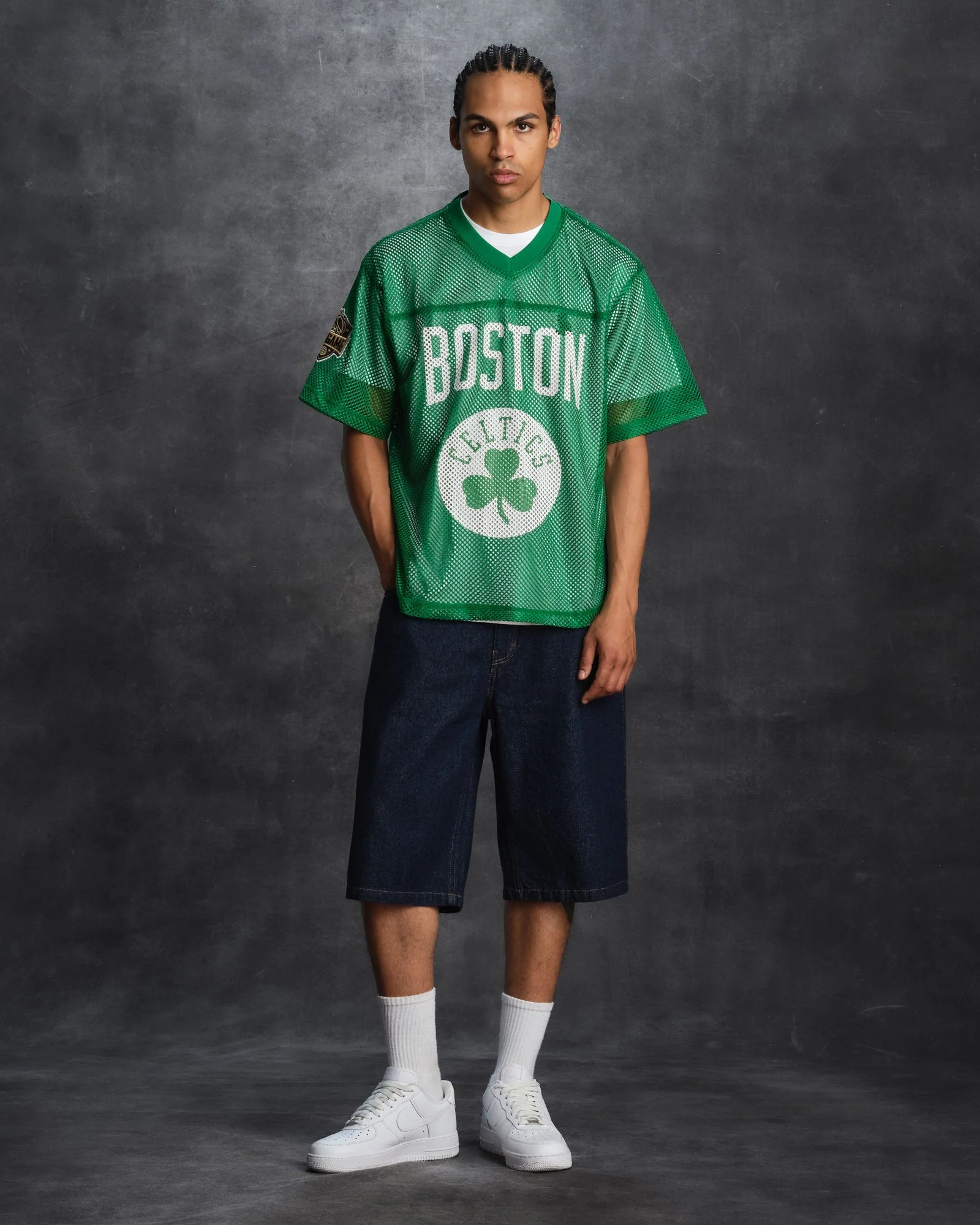 NBA Boston Celtics Mesh Jersey - Green - Image 4