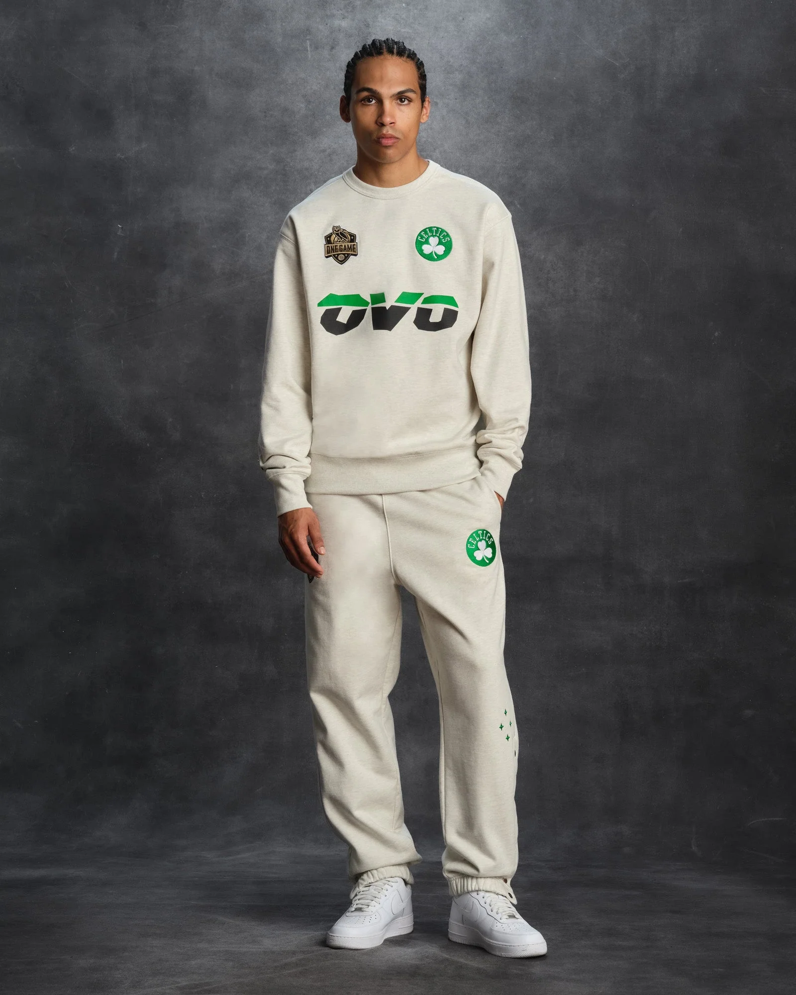 NBA Boston Celtics Sweatpant - Pearl Grey - Image 4