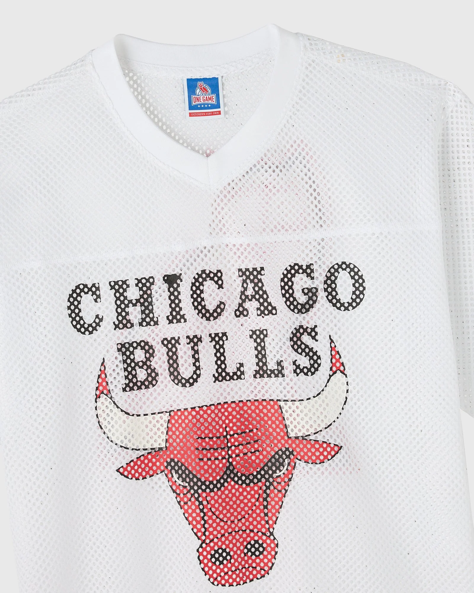 NBA Chicago Bulls Mesh Jersey - White - Image 6