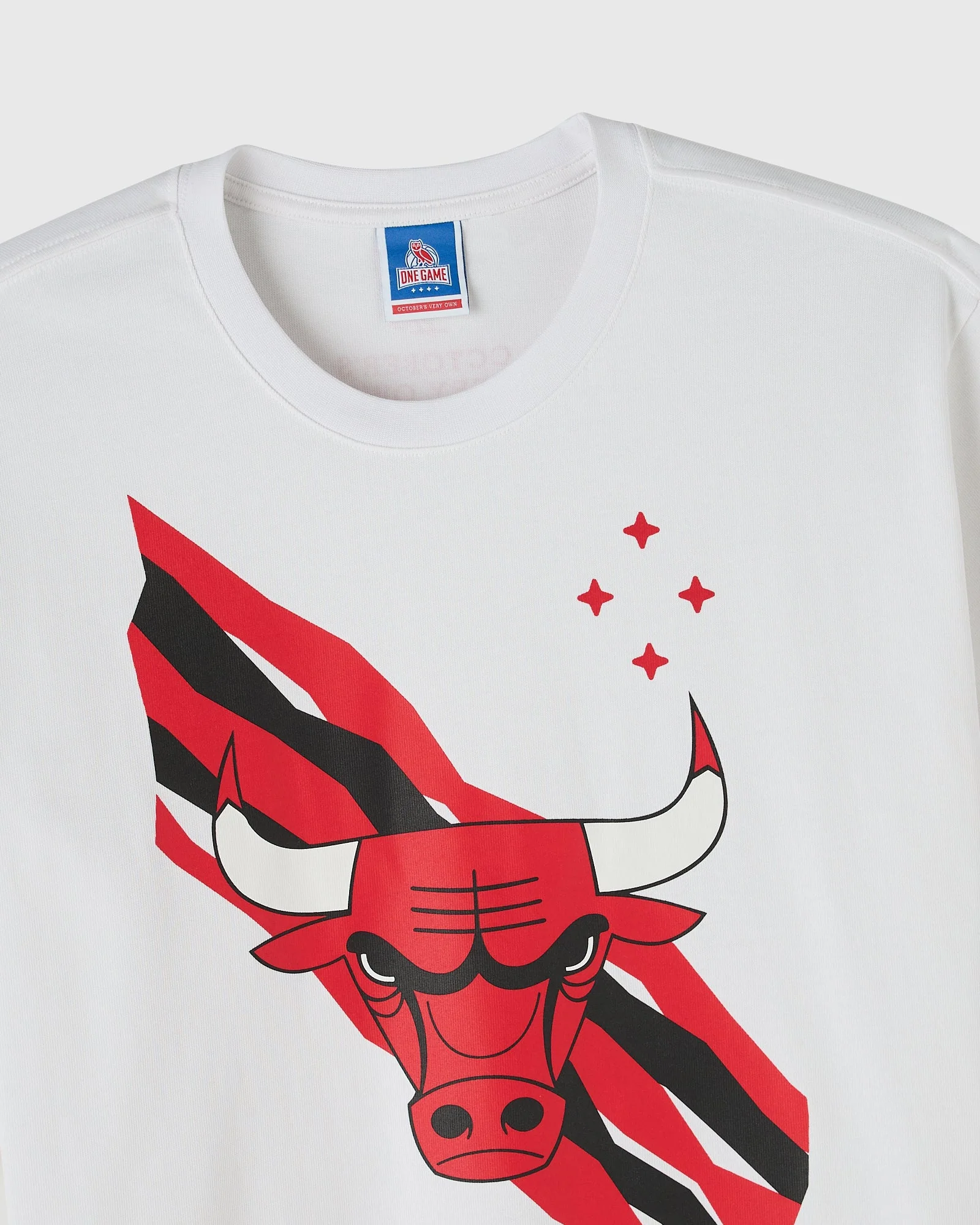 NBA Chicago Bulls Tee - White - Image 3