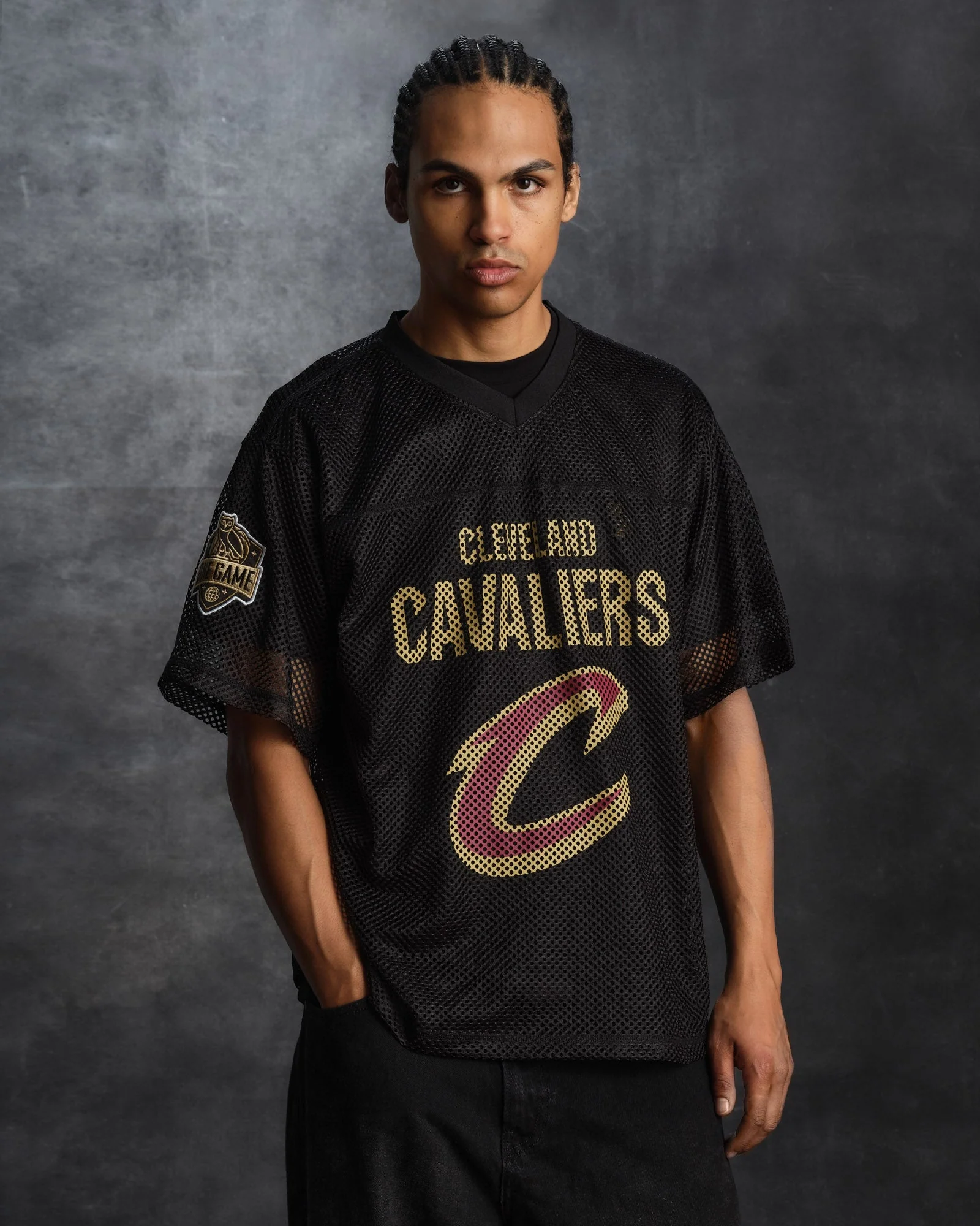 NBA Cleveland Cavaliers Mesh Jersey - Black - Image 2