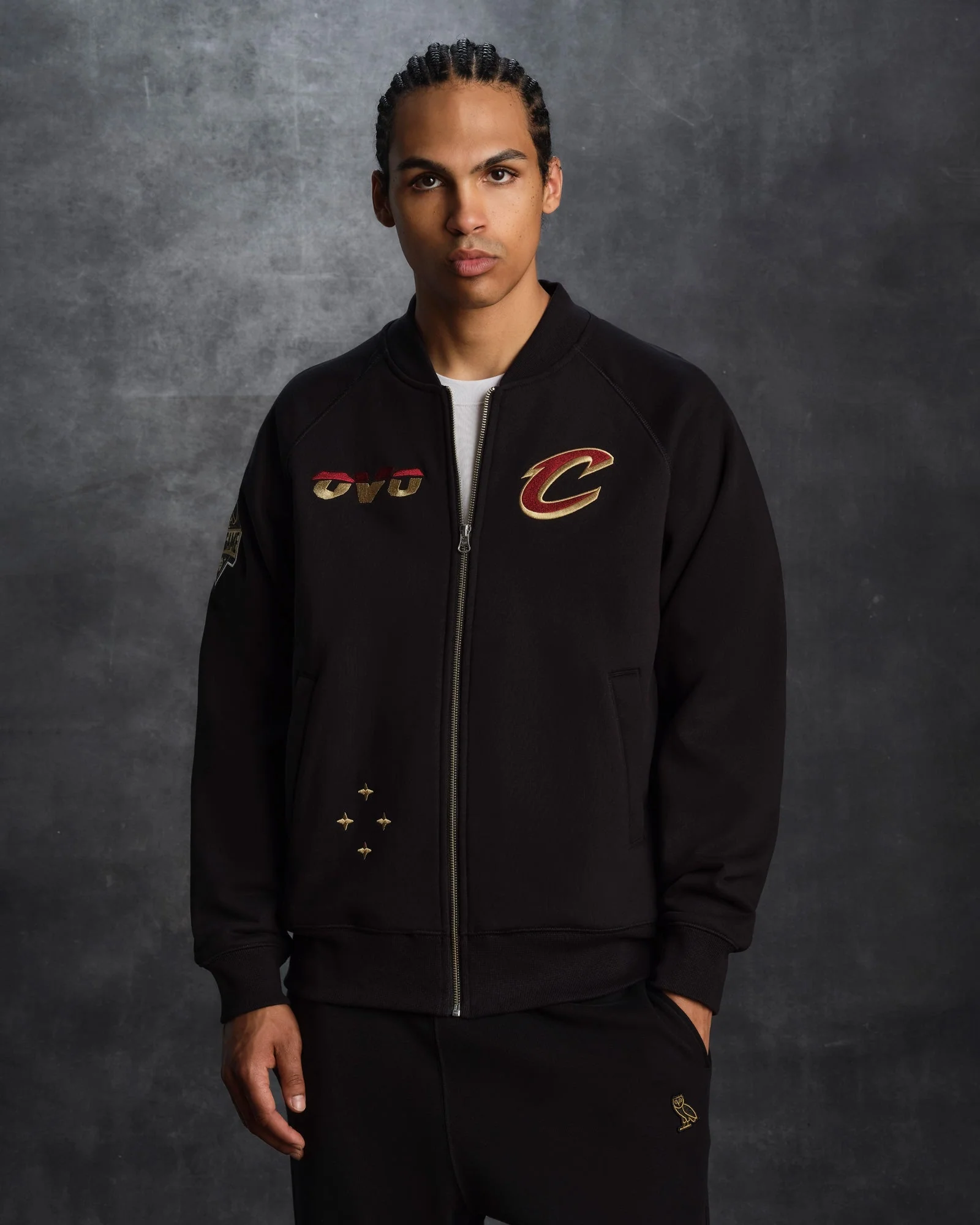 NBA Cleveland Cavaliers Fleece Jacket - Black - Image 2