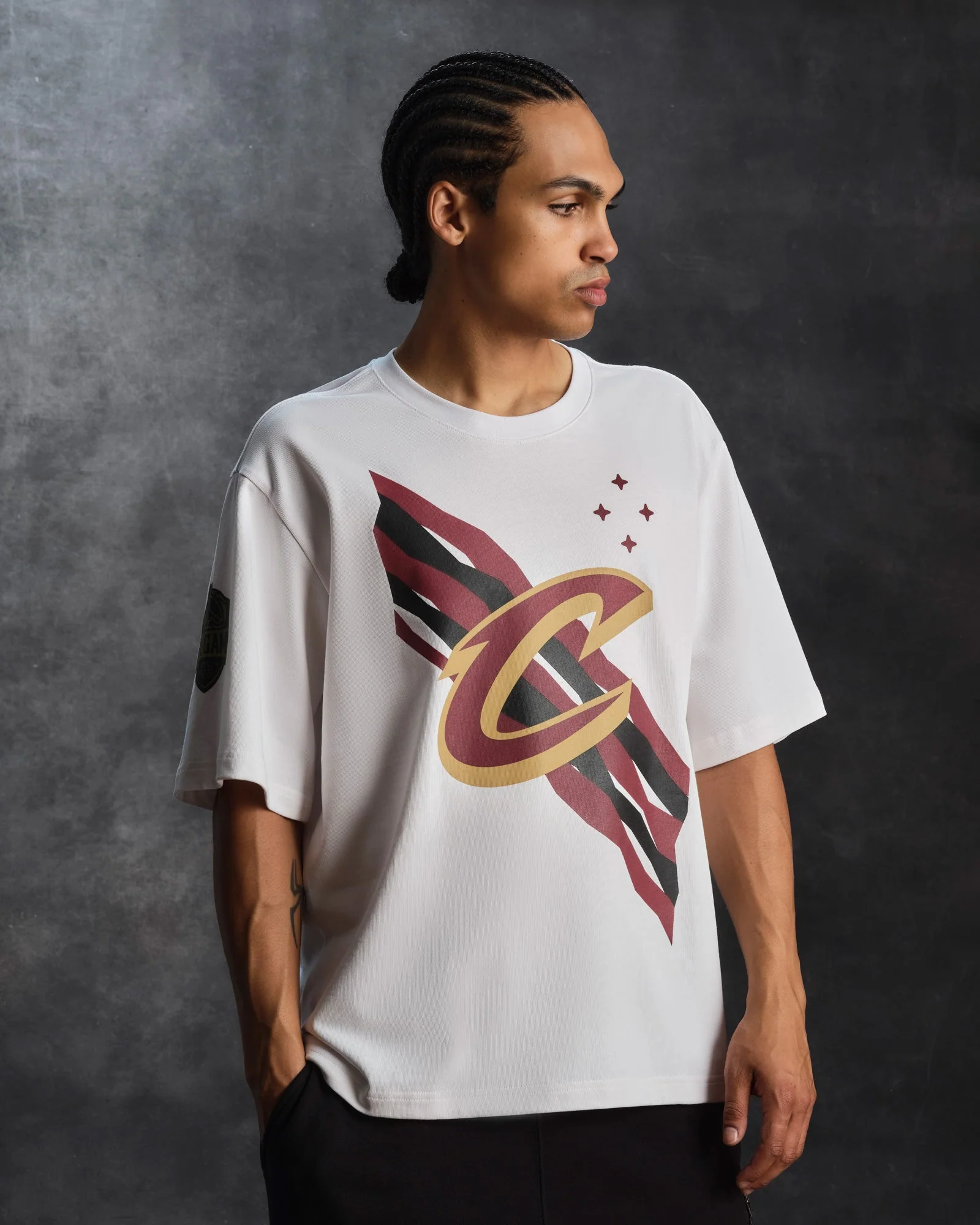 NBA Cleveland Cavaliers Tee - White - Image 2