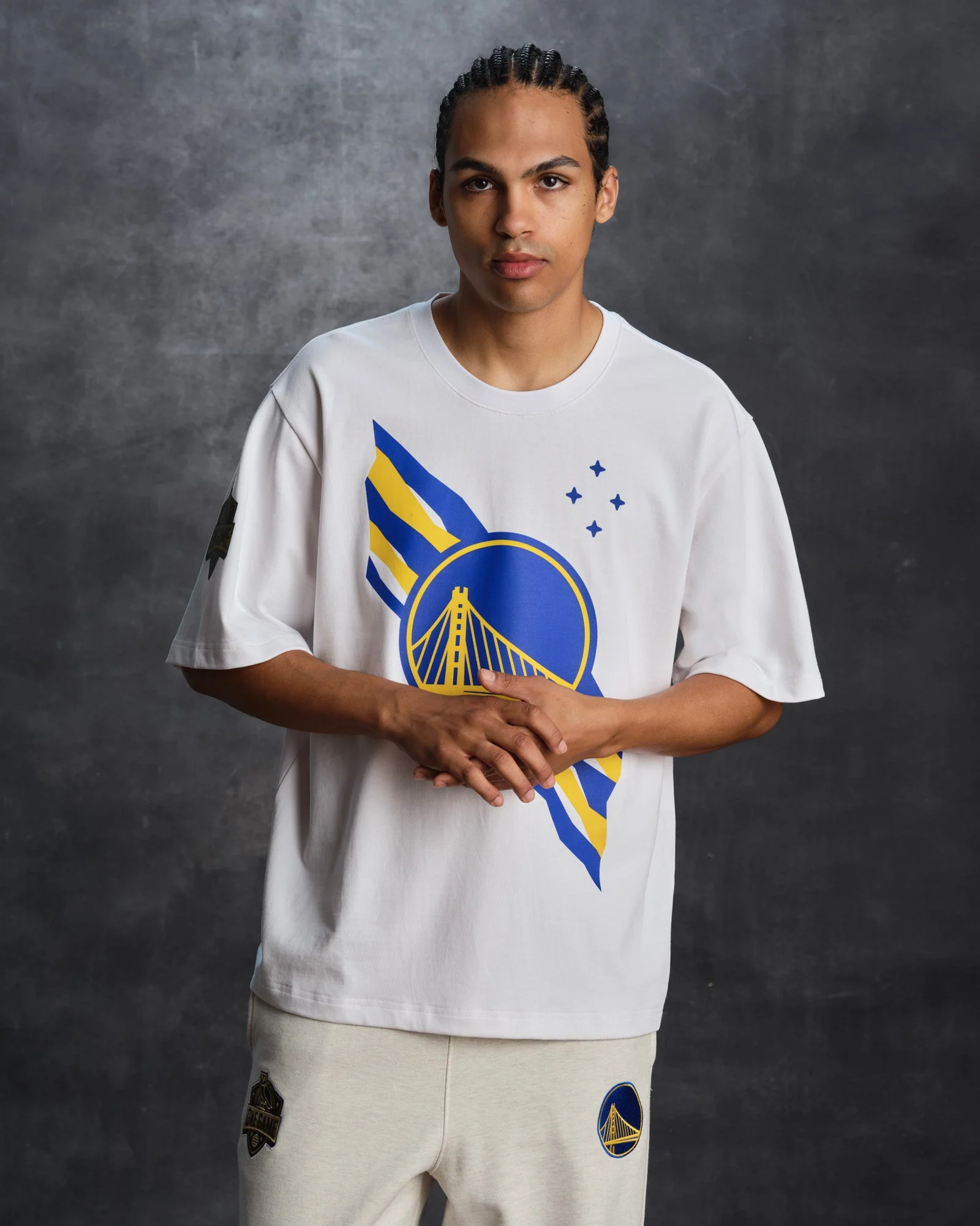 NBA Golden State Warriors Tee - White - Image 2