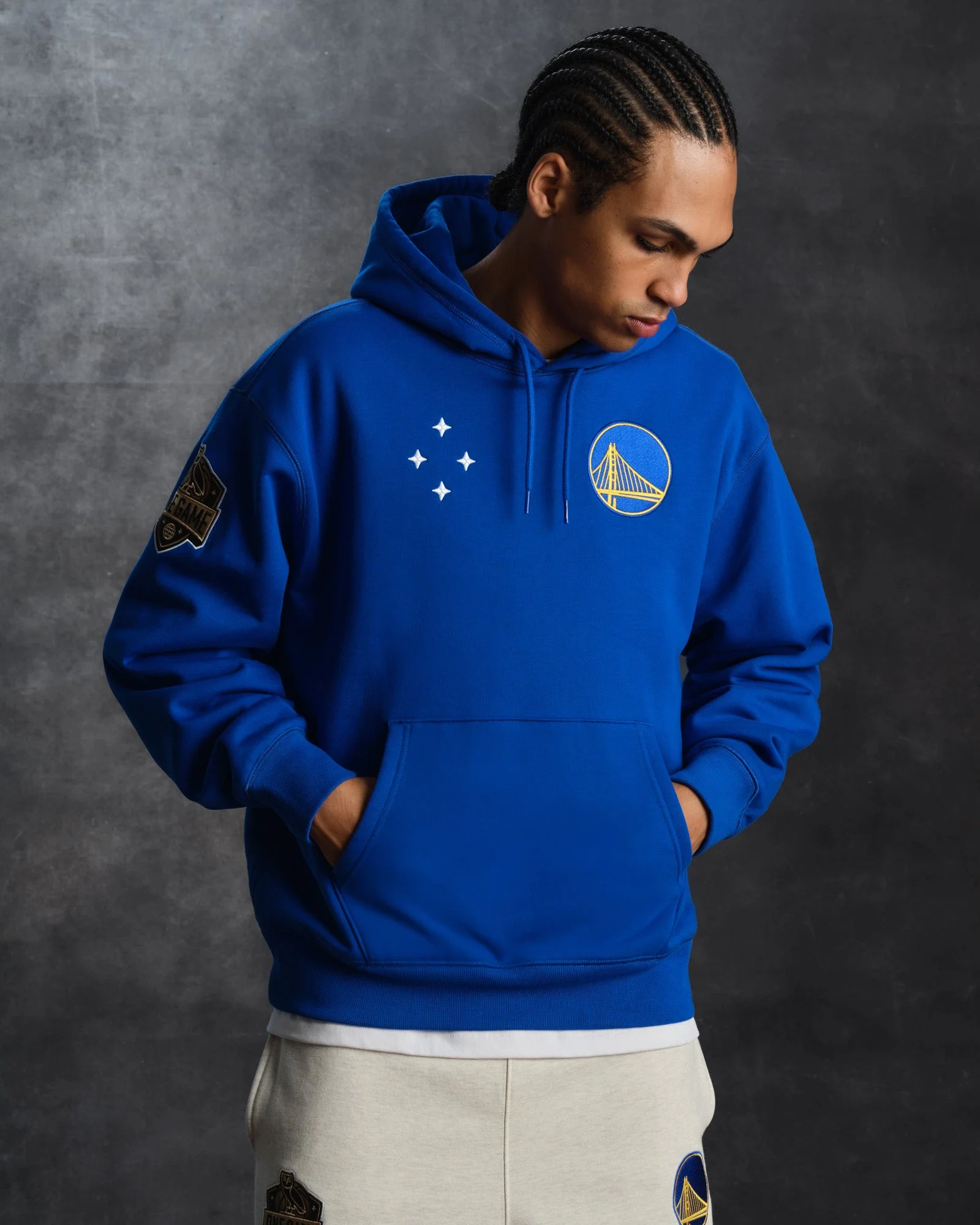 NBA Golden State Warriors Hoodie - Blue - Image 3