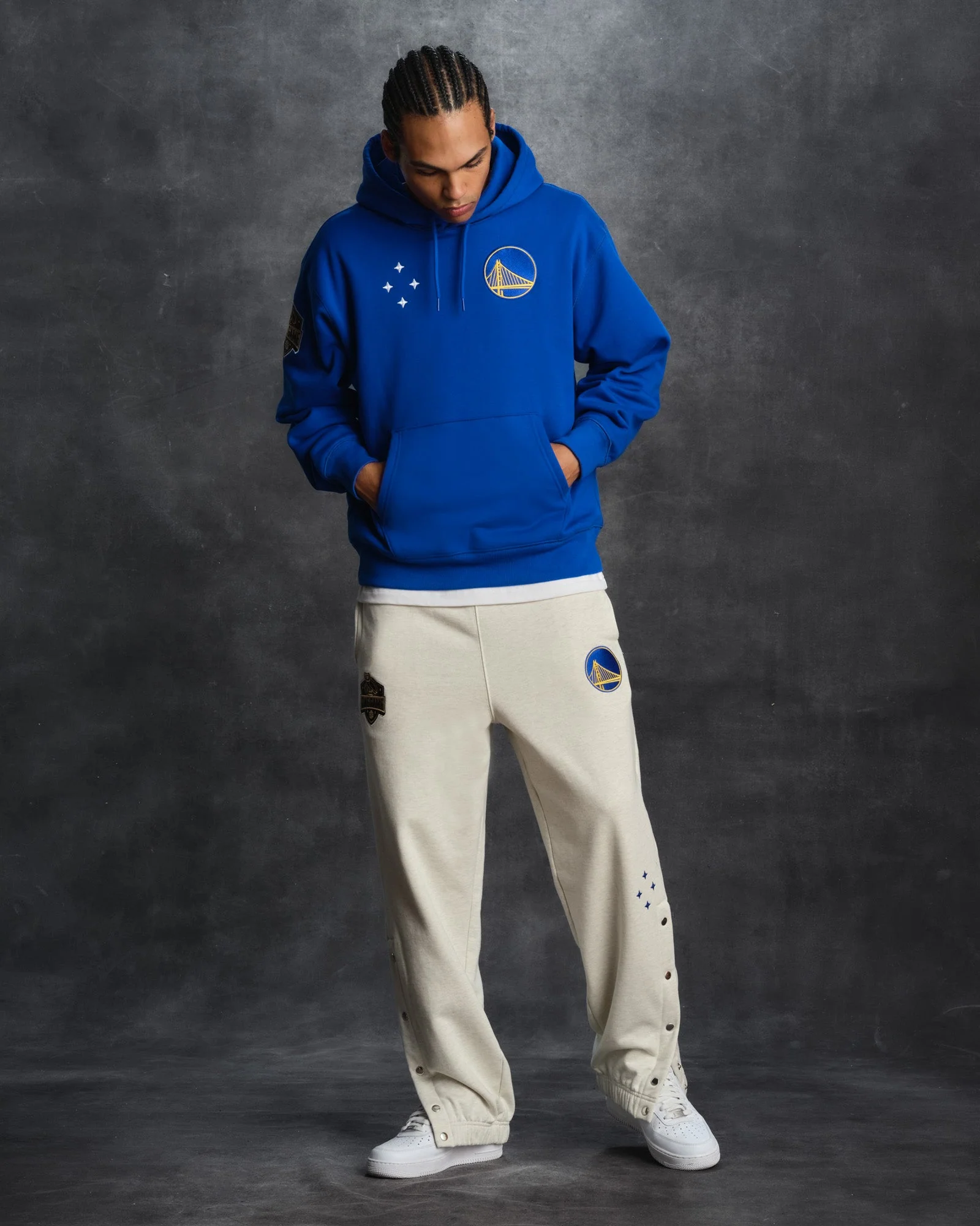 NBA Golden State Warriors Hoodie - Blue - Image 4