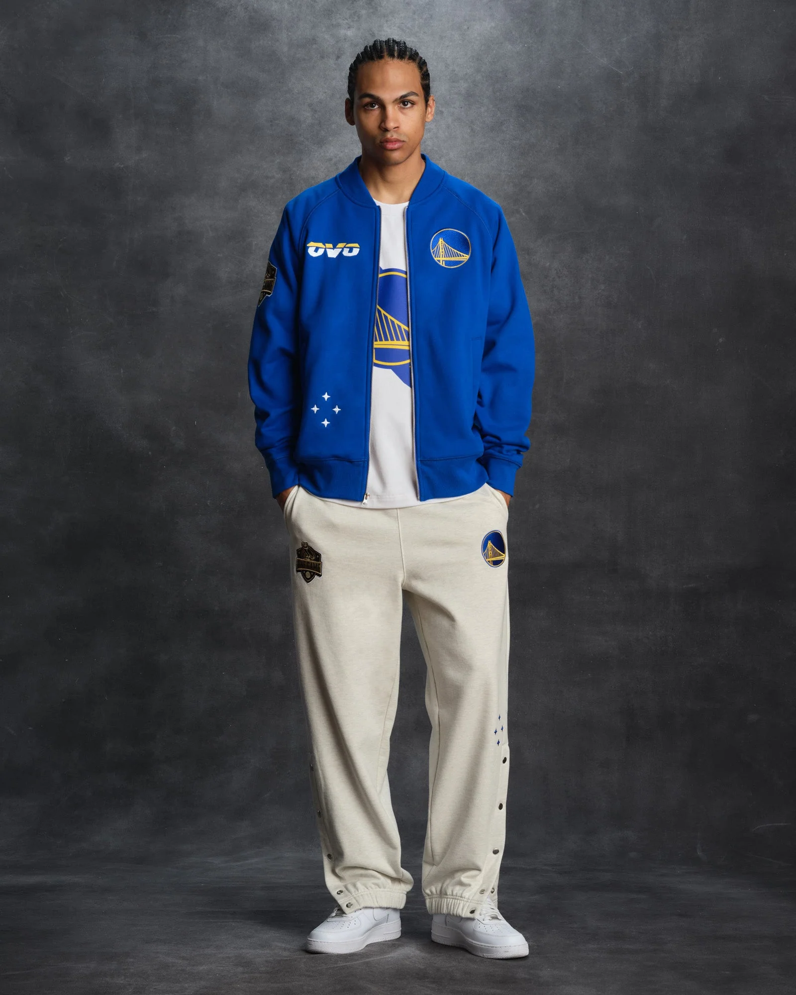 NBA Golden State Warriors Sweatpant - Pearl Grey - Image 2