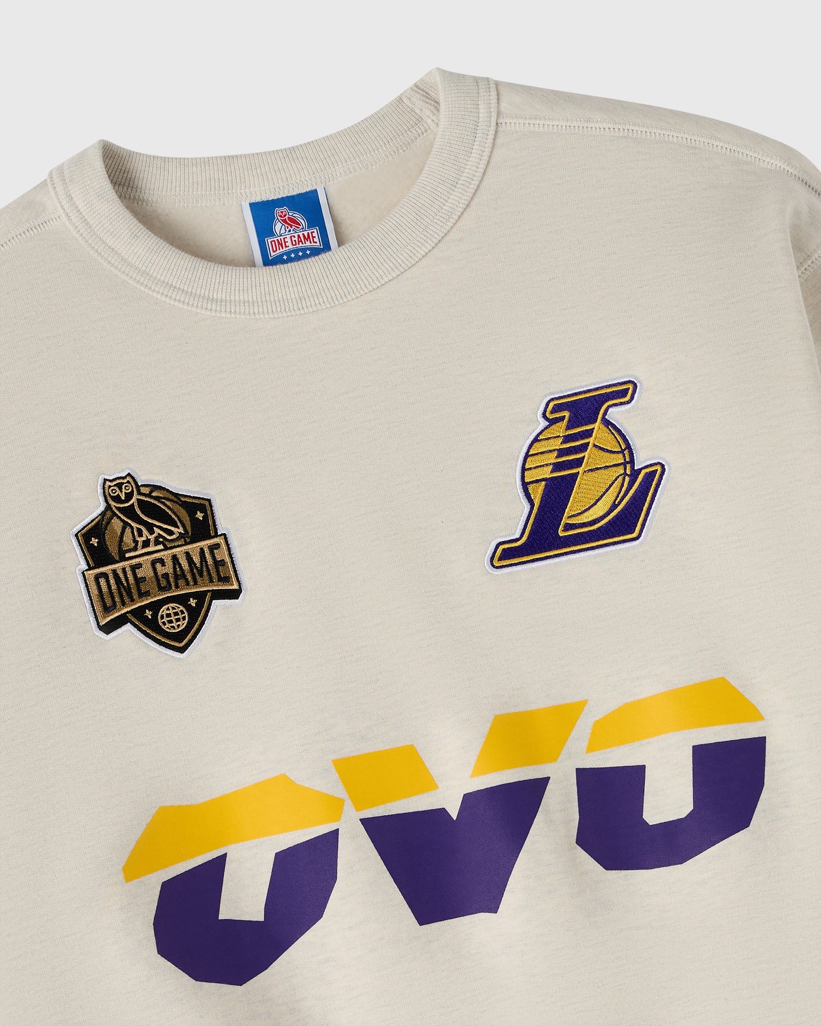 NBA Los Angeles Lakers Crewneck - Pearl Grey - Image 4