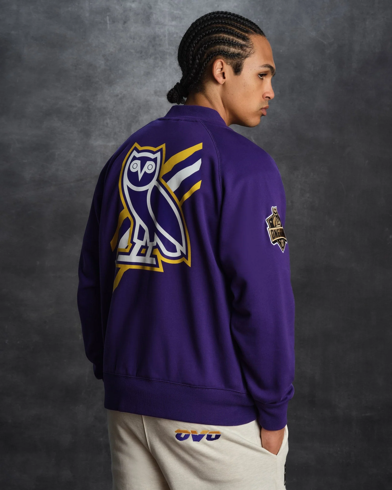NBA Los Angeles Lakers Fleece Jacket - Purple - Image 3