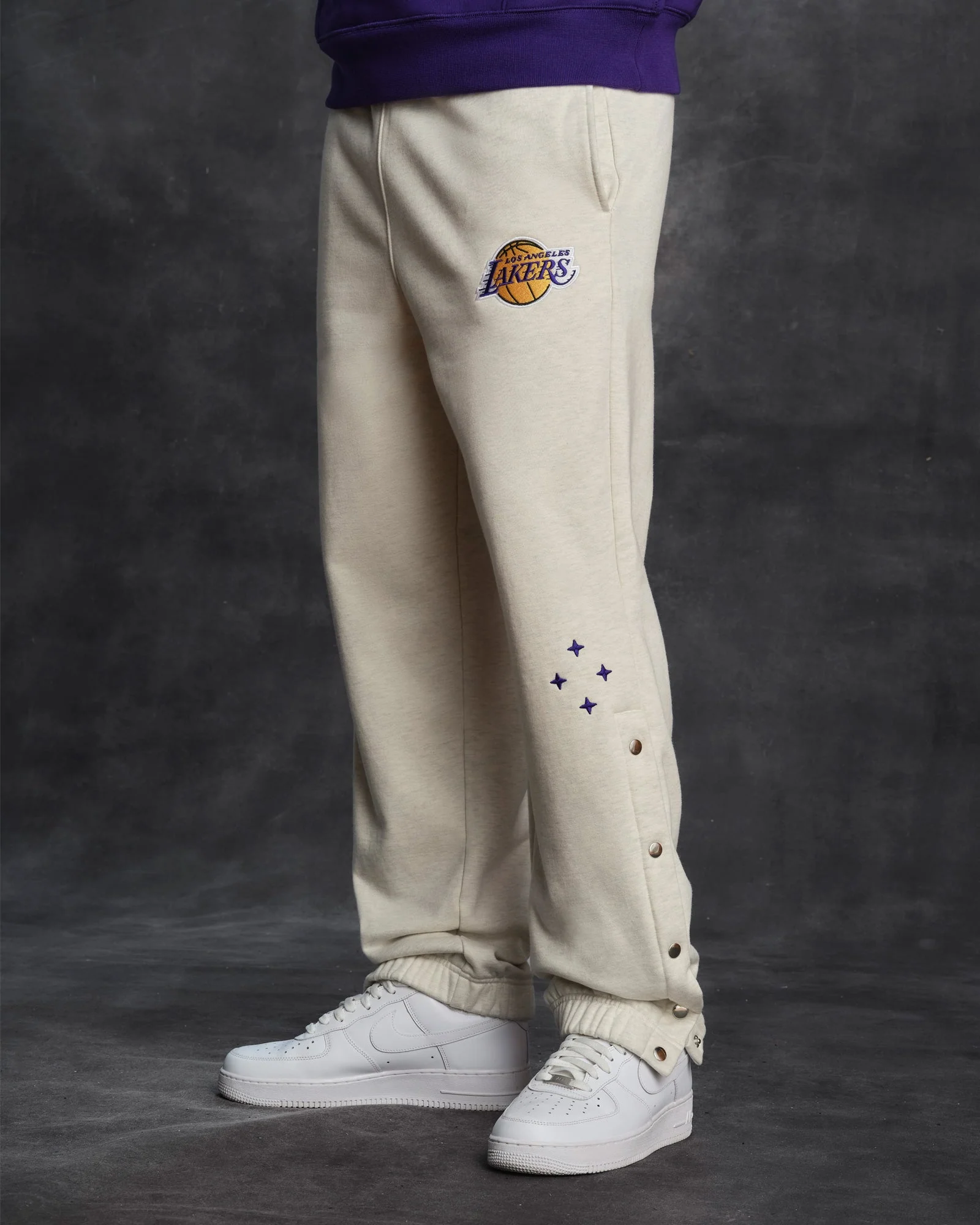 NBA Los Angeles Lakers Sweatpant - Pearl Grey - Image 2
