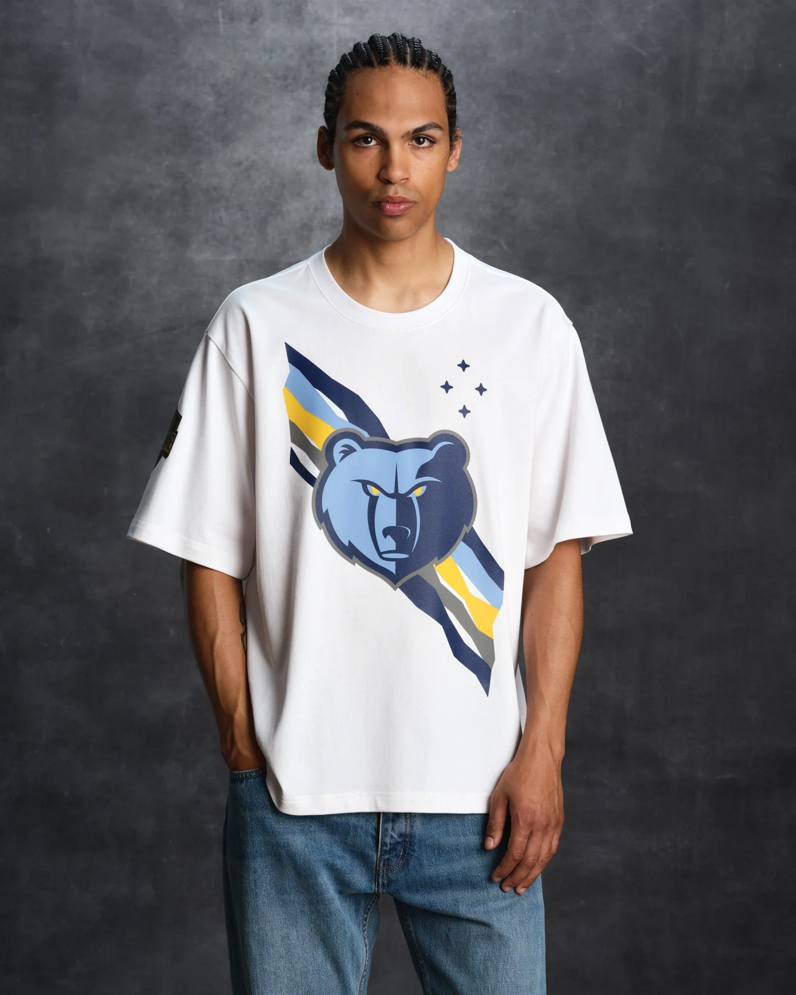 NBA Memphis Grizzlies Tee - White - Image 2