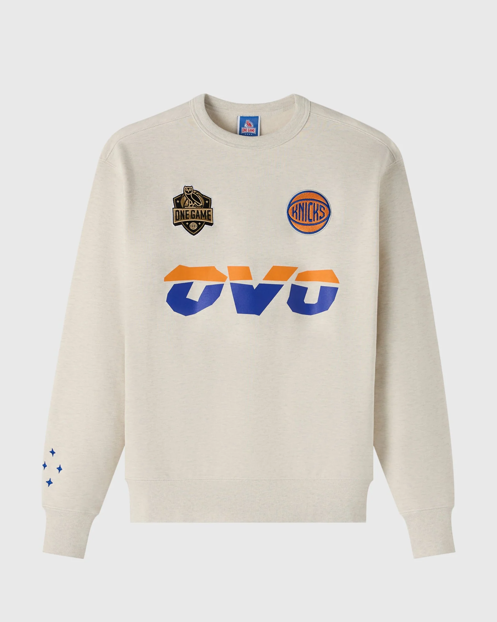 NBA New York Knicks Crewneck - Pearl Grey
