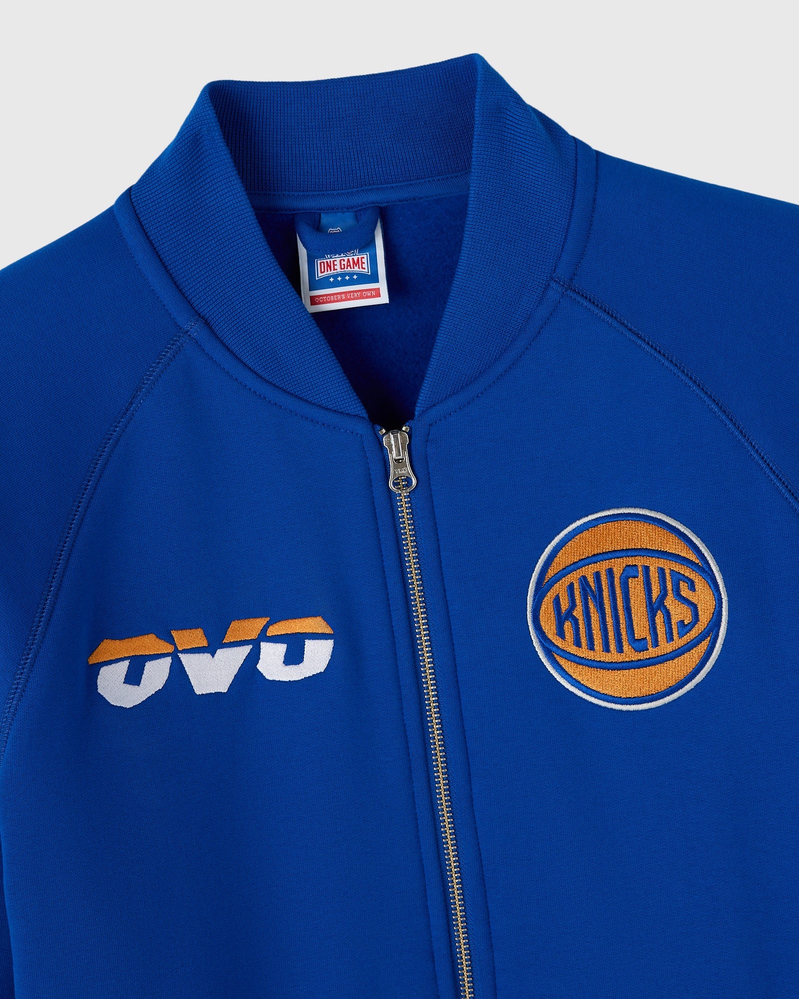 NBA New York Knicks Fleece Jacket - Blue - Image 3