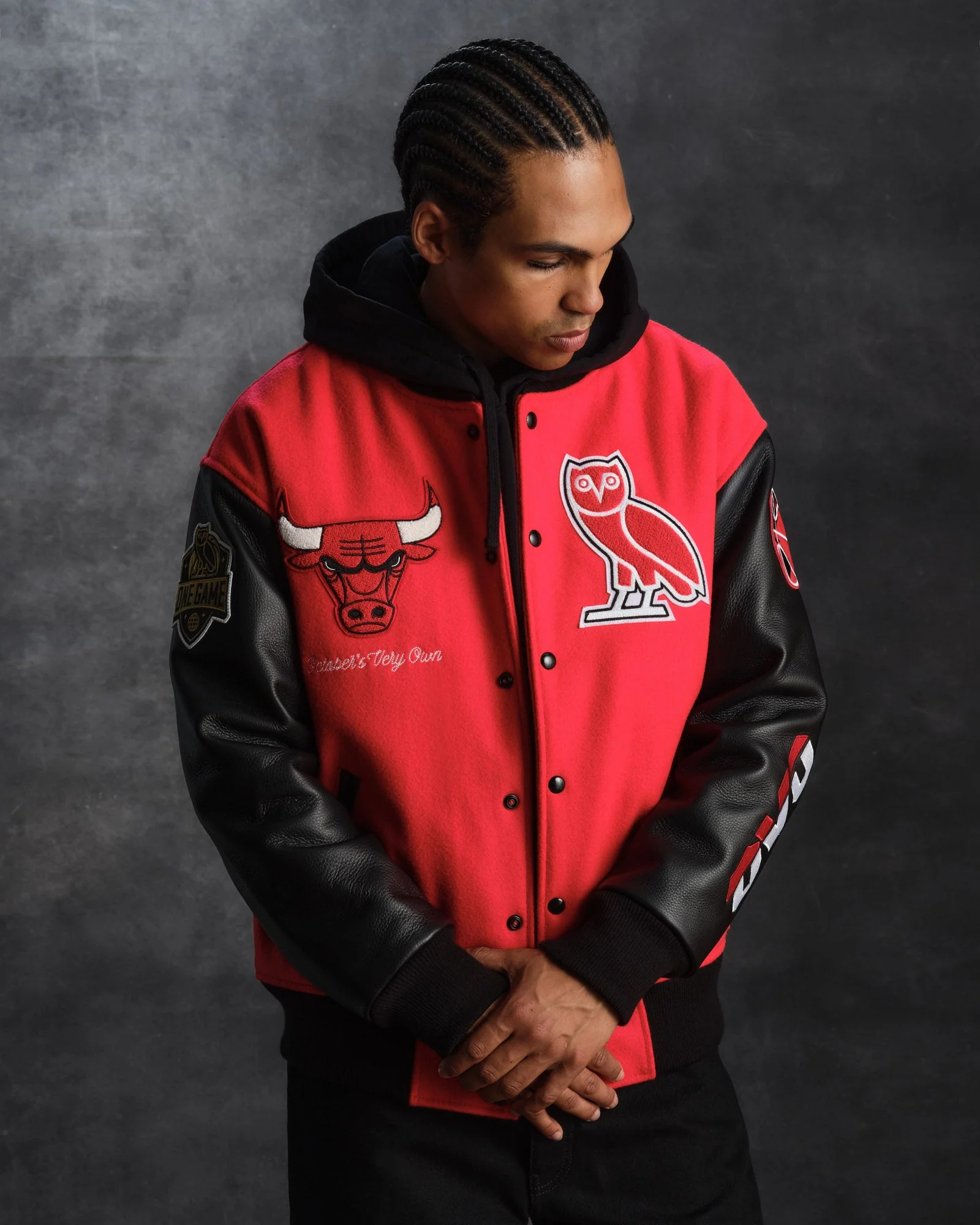 NBA Chicago Bulls Varsity Jacket - Red - Image 2